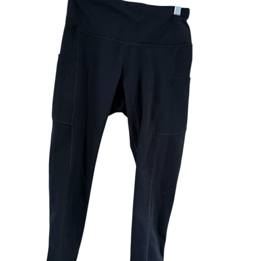 Other Iuga Black Capris Stretchy Activewear Size 26" / US 2 / IT 38 - 8 Thumbnail