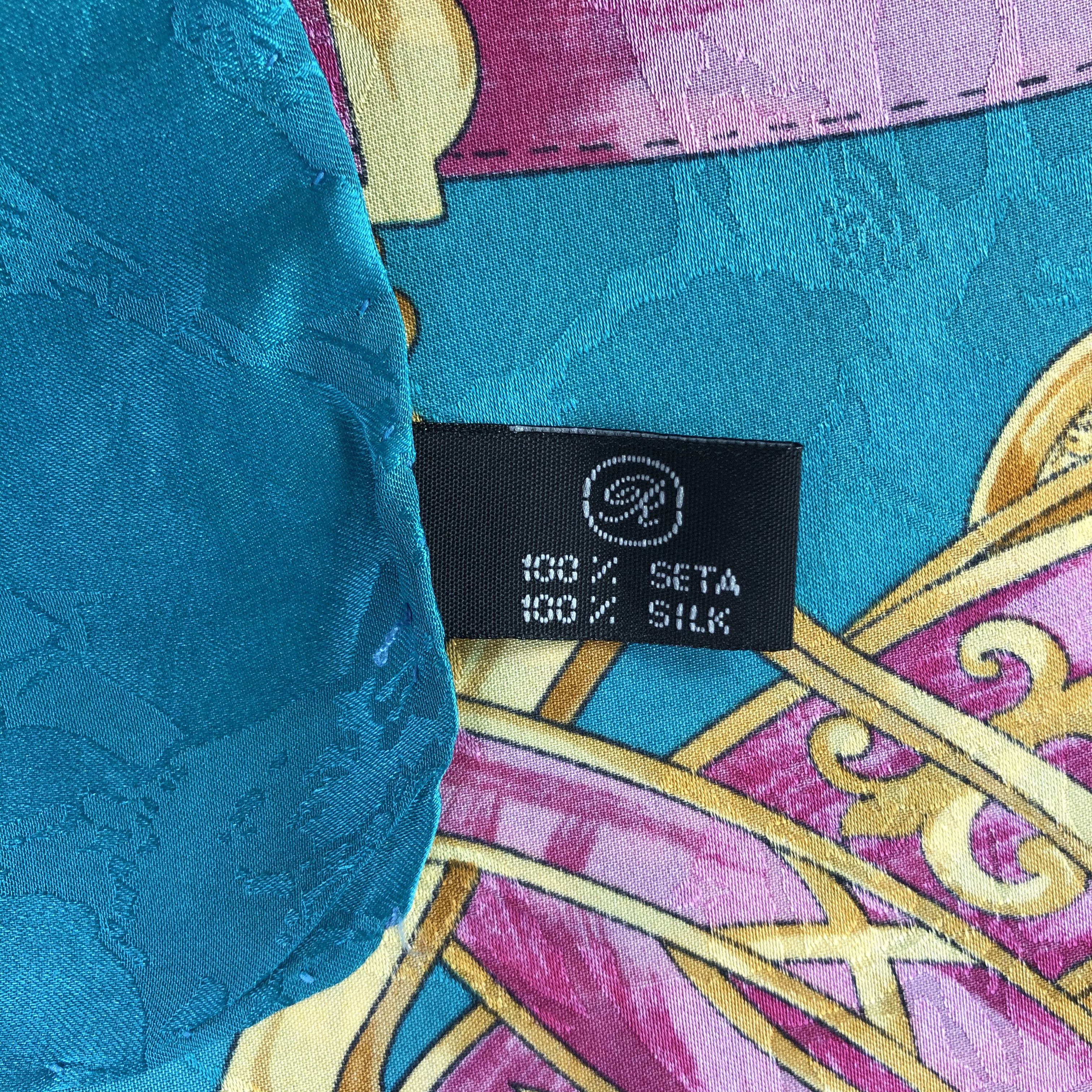 Vintage Vintage Jodhpur Paris Silk Scarf Size ONE SIZE - 7 Thumbnail