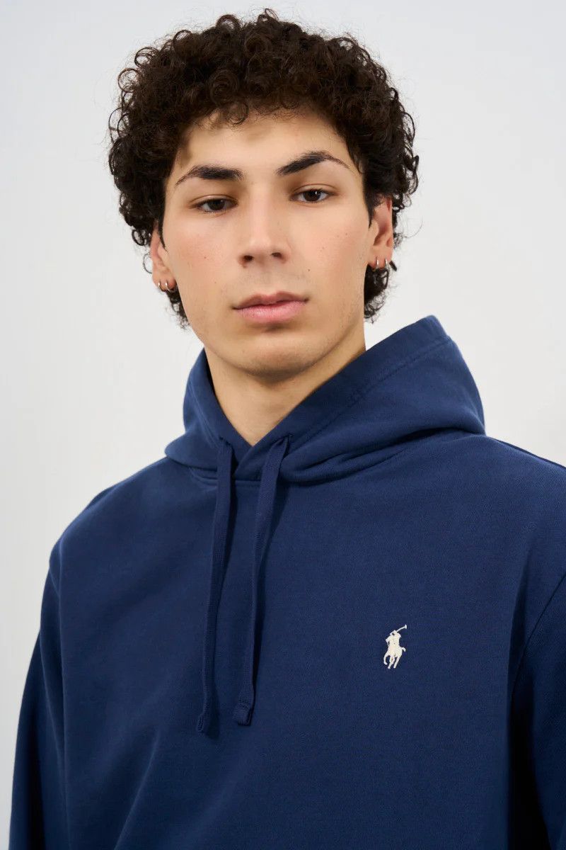 Polo Ralph Lauren o1s22i1n0125 Loopback Cotton Hoodie in Blue Size US L / EU 52-54 / 3 - 3 Thumbnail