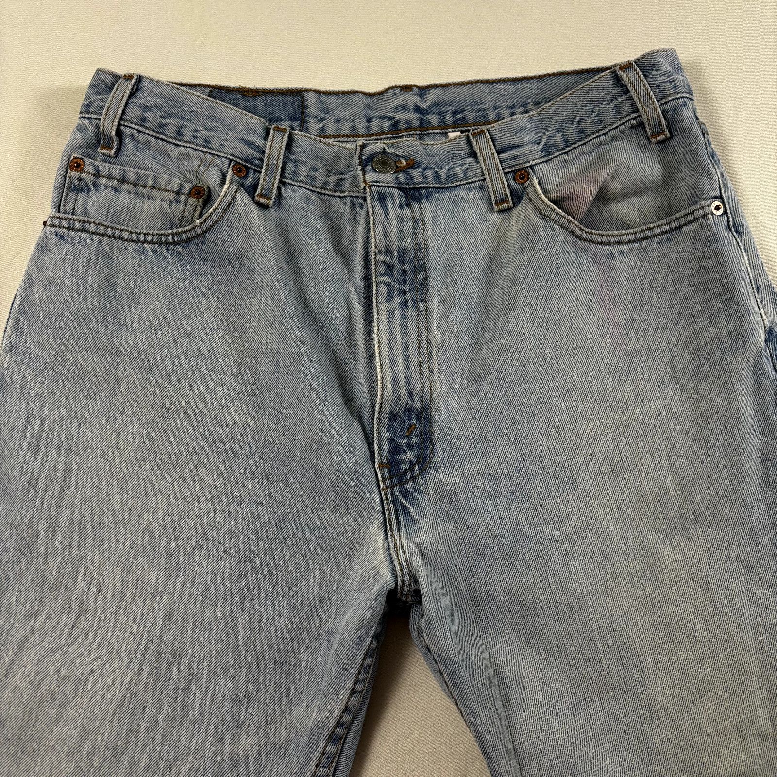Levi's Levi's 505 Men's Sz 36x30 Blue Regular Fit Straight Leg 100% Size US 36 / EU 52 - 12 Thumbnail