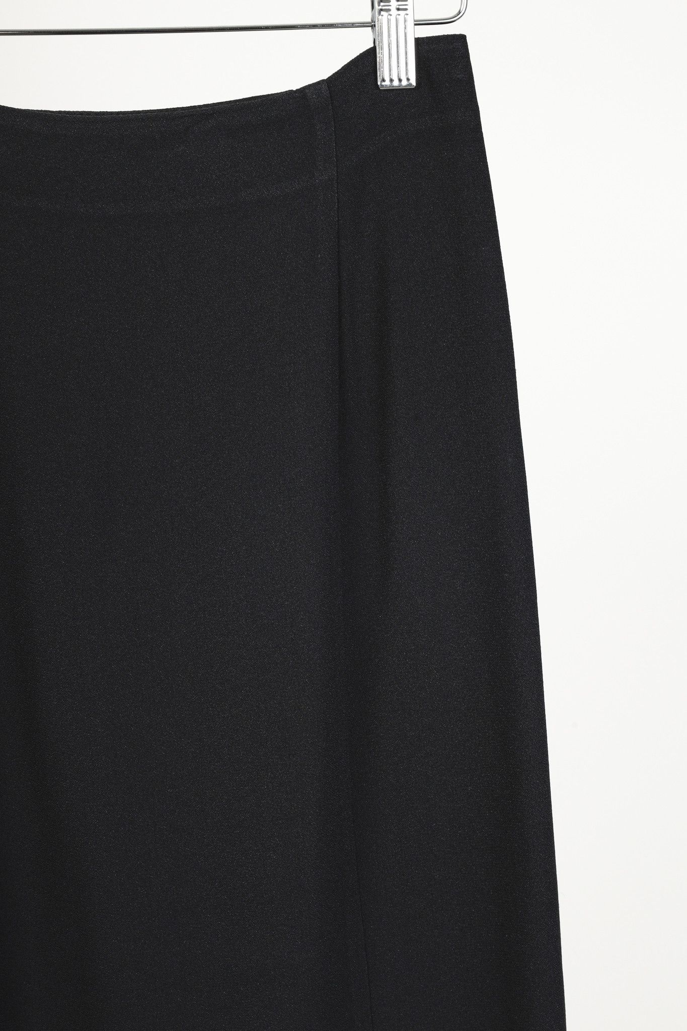 Prada Prada Black Crepe Knee Length Skirt Size 25" / US 0 / IT 36 - 5 Thumbnail