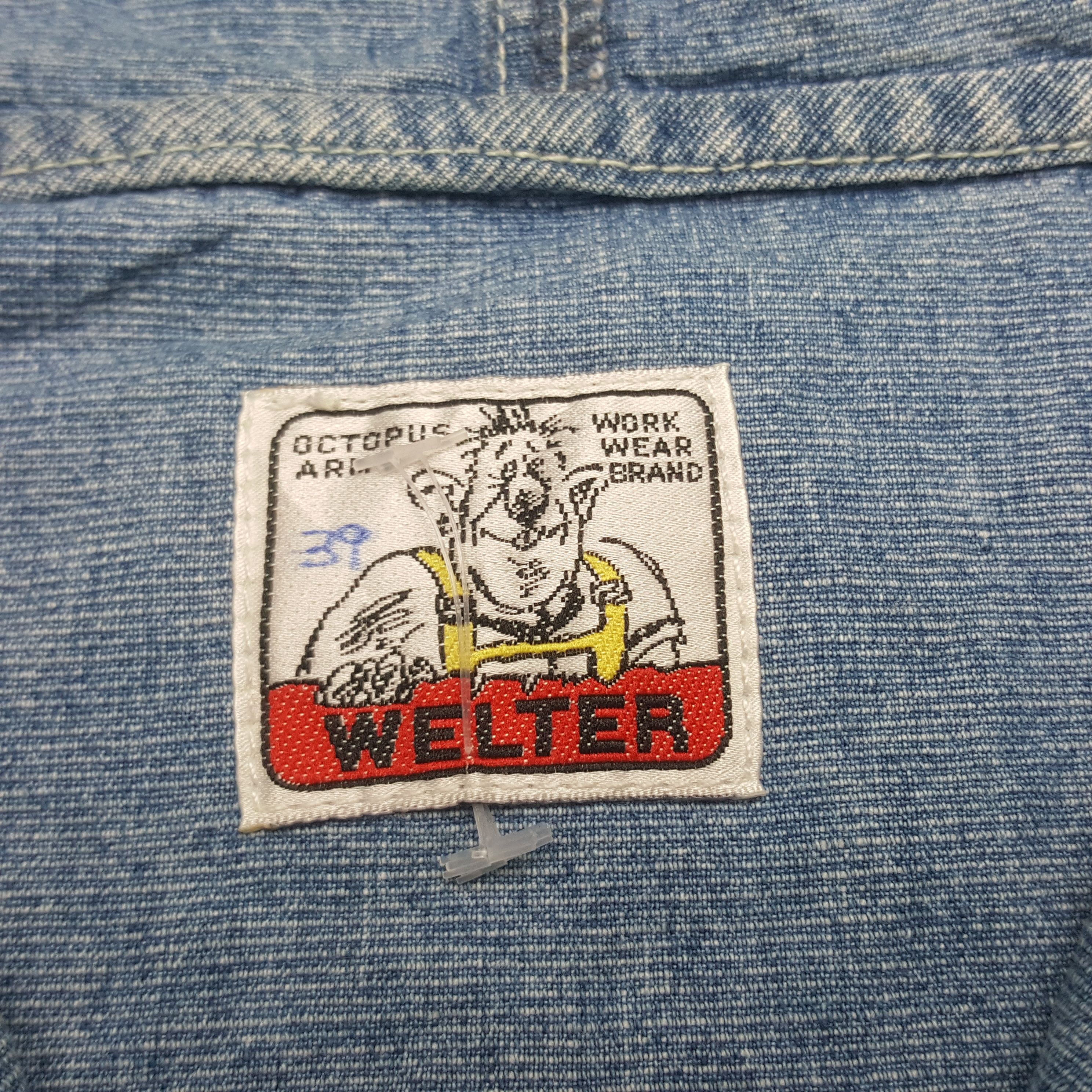 Japanese Brand Vintage Welter Denim Custom Skulls Jacket Hoodie Size US L / EU 52-54 / 3 - 6 Thumbnail