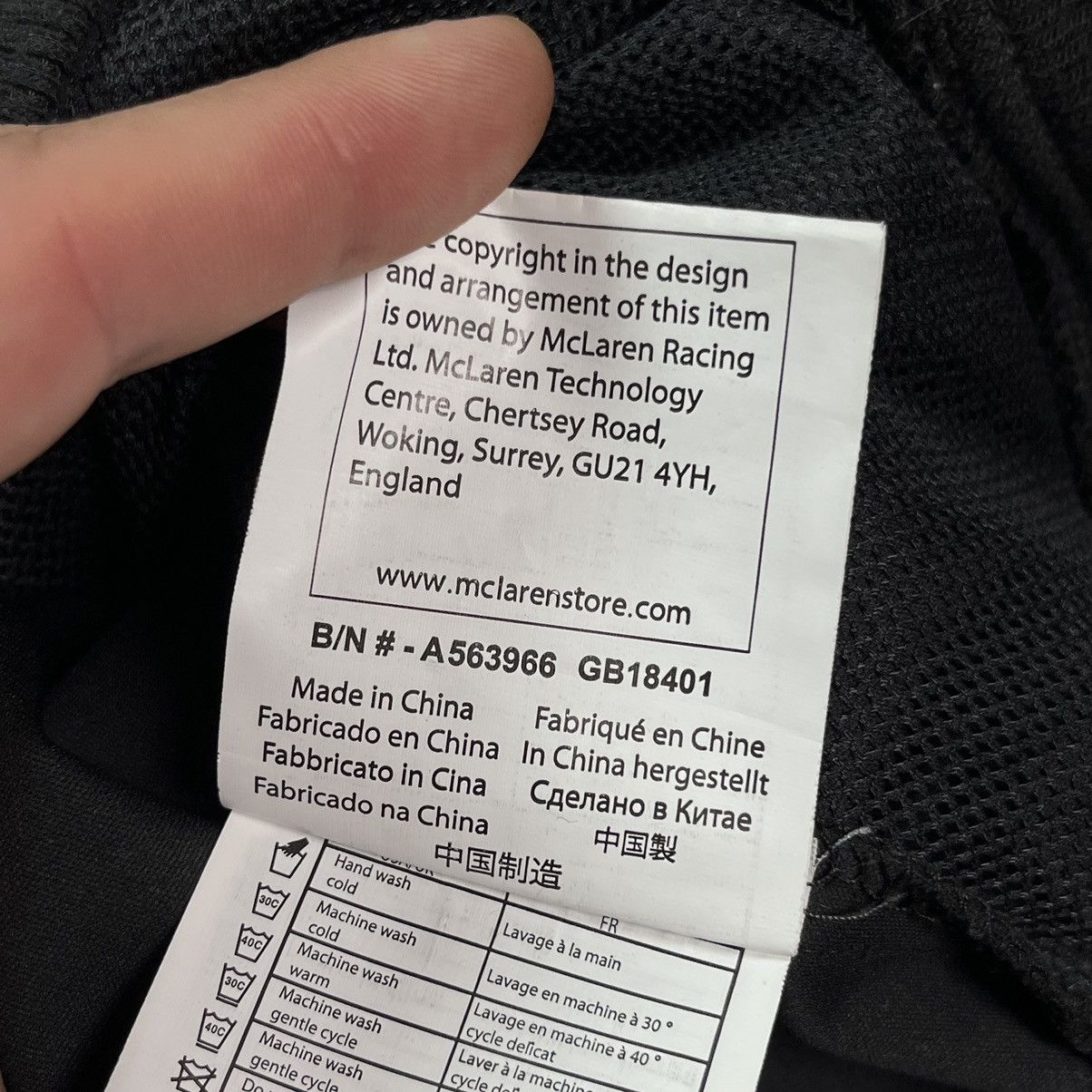 Malcolm McLaren Mclaren vodafone mercedes winbreaker jacket Size US S / EU 44-46 / 1 - 8 Thumbnail