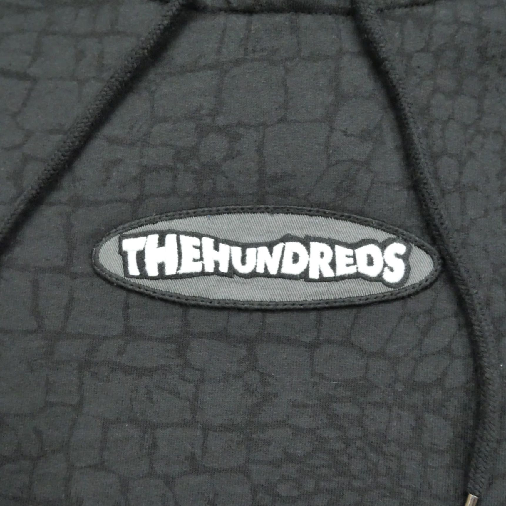 The Hundreds The Hundreds Hoodie Mens Large Black Snake Alligator Skin Logo Hooded Pullover Y2K Size US L / EU 52-54 / 3 - 2 Thumbnail