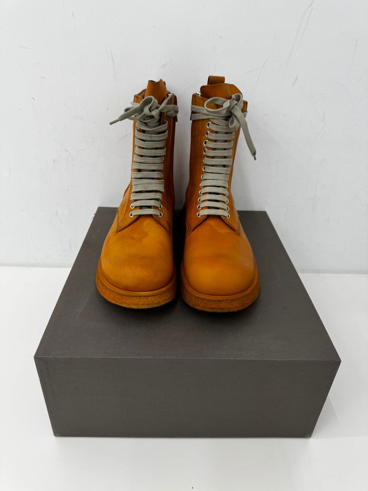 Rick Owens RICK OWENS LACEUP PARA BOOTS Size US 11 / EU 44 - 2 Thumbnail