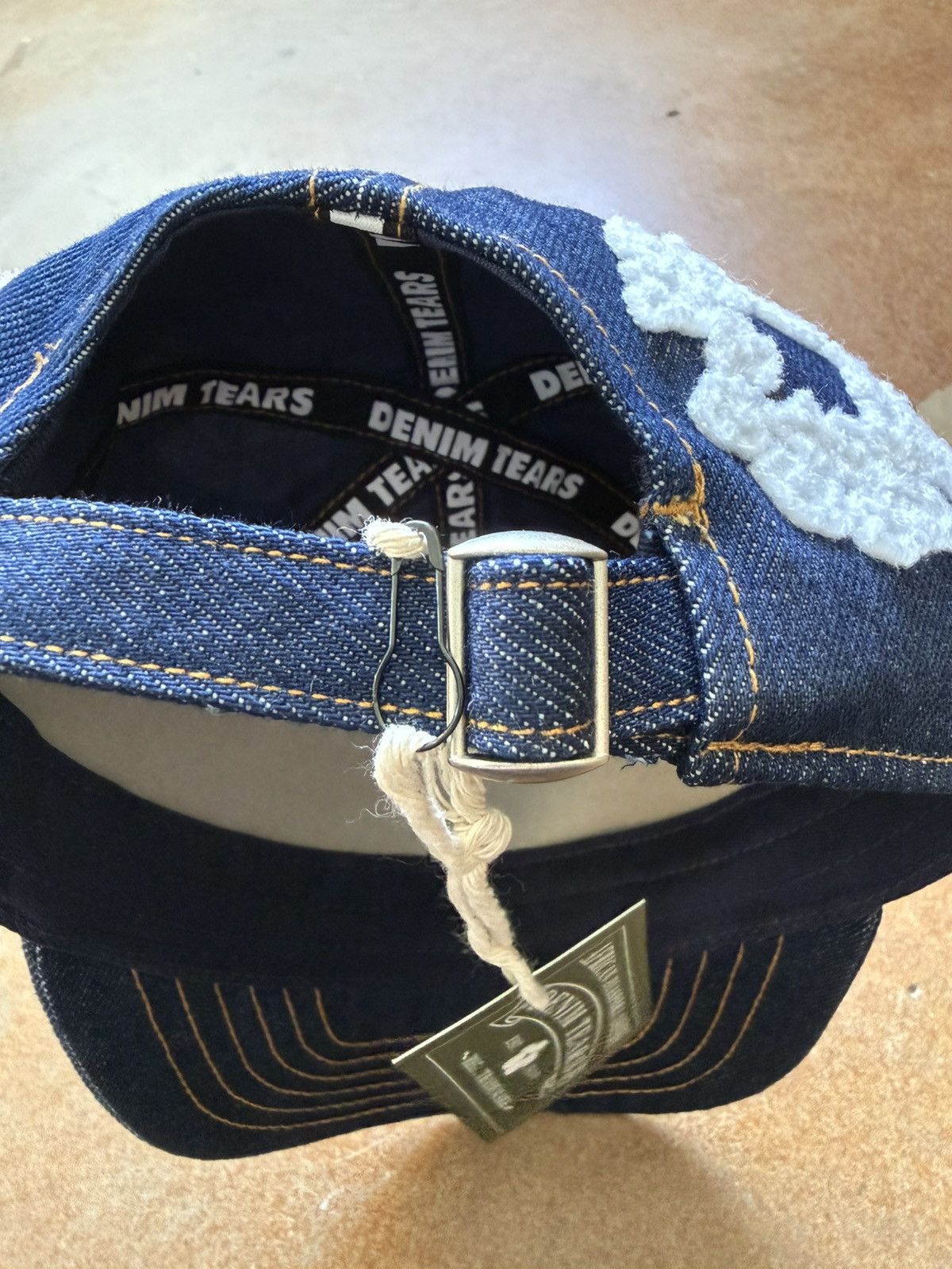 DENIM TEARS Denim Tears Denim Wreath Hat Washed Indigo Size ONE SIZE - 5 Thumbnail