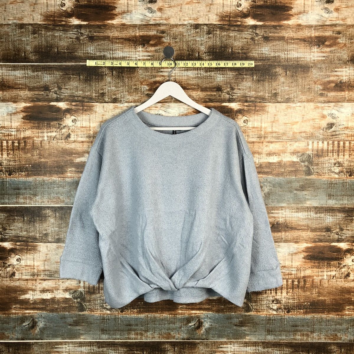 Homespun Knitwear HK Works London Blue Knitwear #A1673 Size XL / US 12-14 / IT 48-50 - 1 Thumbnail