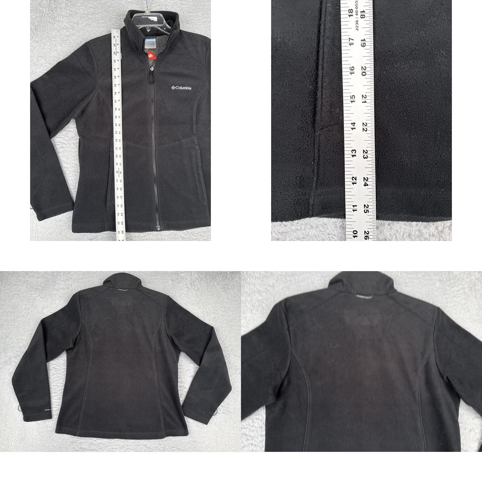 Vintage Columbia Jacket Womens M Black Omni-Heat Interchange Full Zip Fleece Jacket Size M / US 6-8 / IT 42-44 - 9 Thumbnail