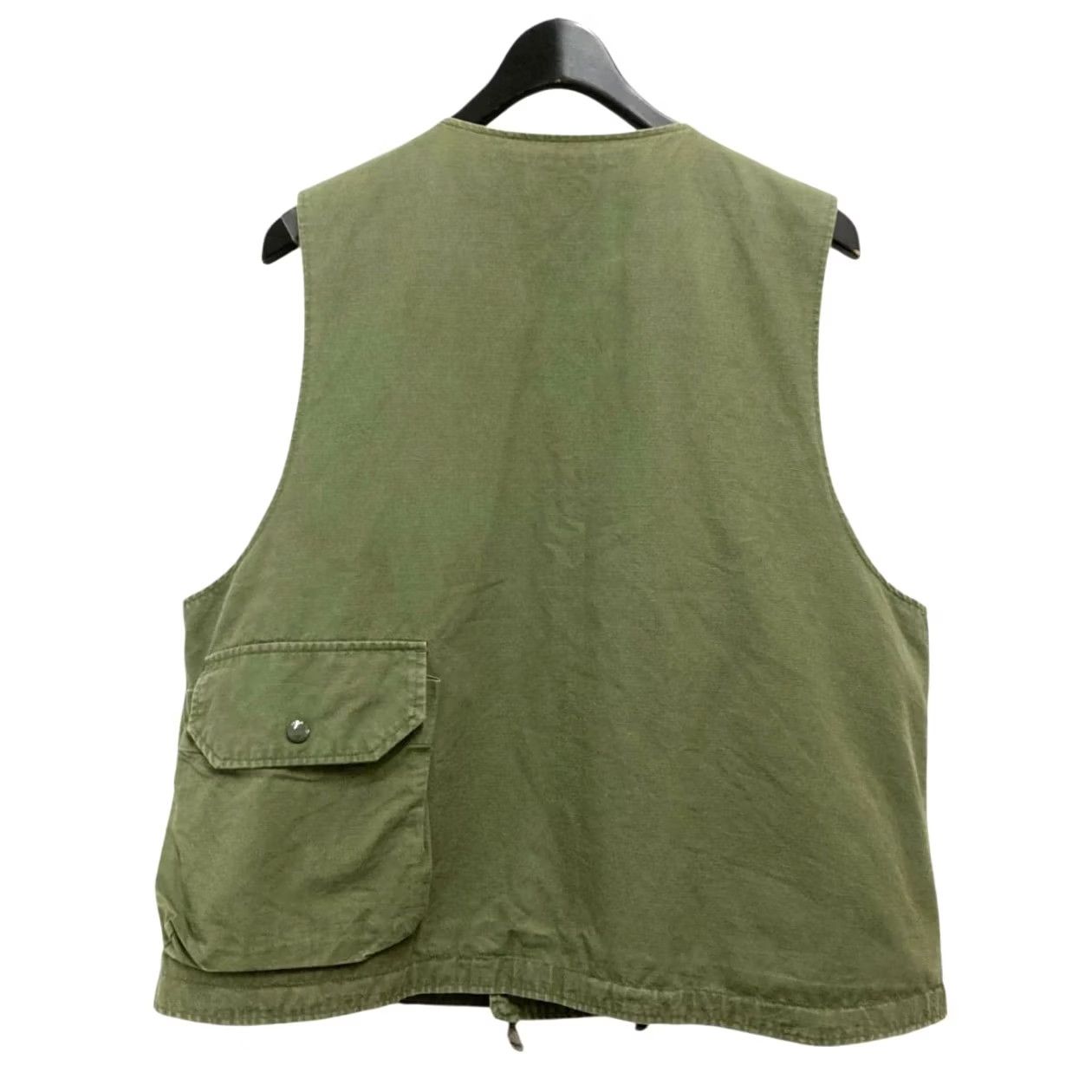 Engineered Garments Engineered Garments Cover Work Vest Size M Olive Green Cotton Men Vest Work Olive Mens Size US M / EU 48-50 / 2 - 2 Thumbnail
