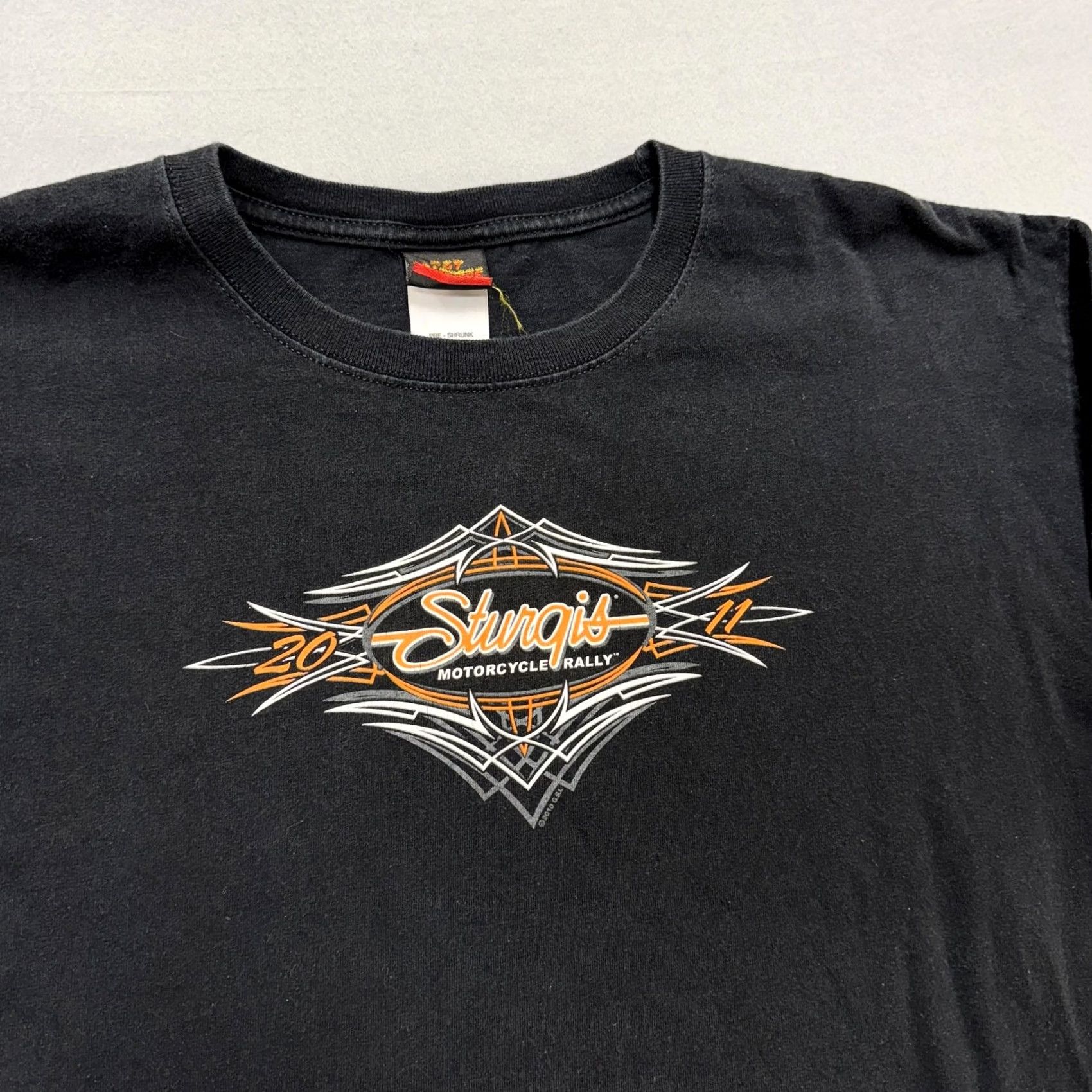 Vintage Sturgis Motorcycle Rally Shirt Mens XL Black Hot Leathers Long Sleeve Tee Size US XL / EU 56 / 4 - 4 Thumbnail