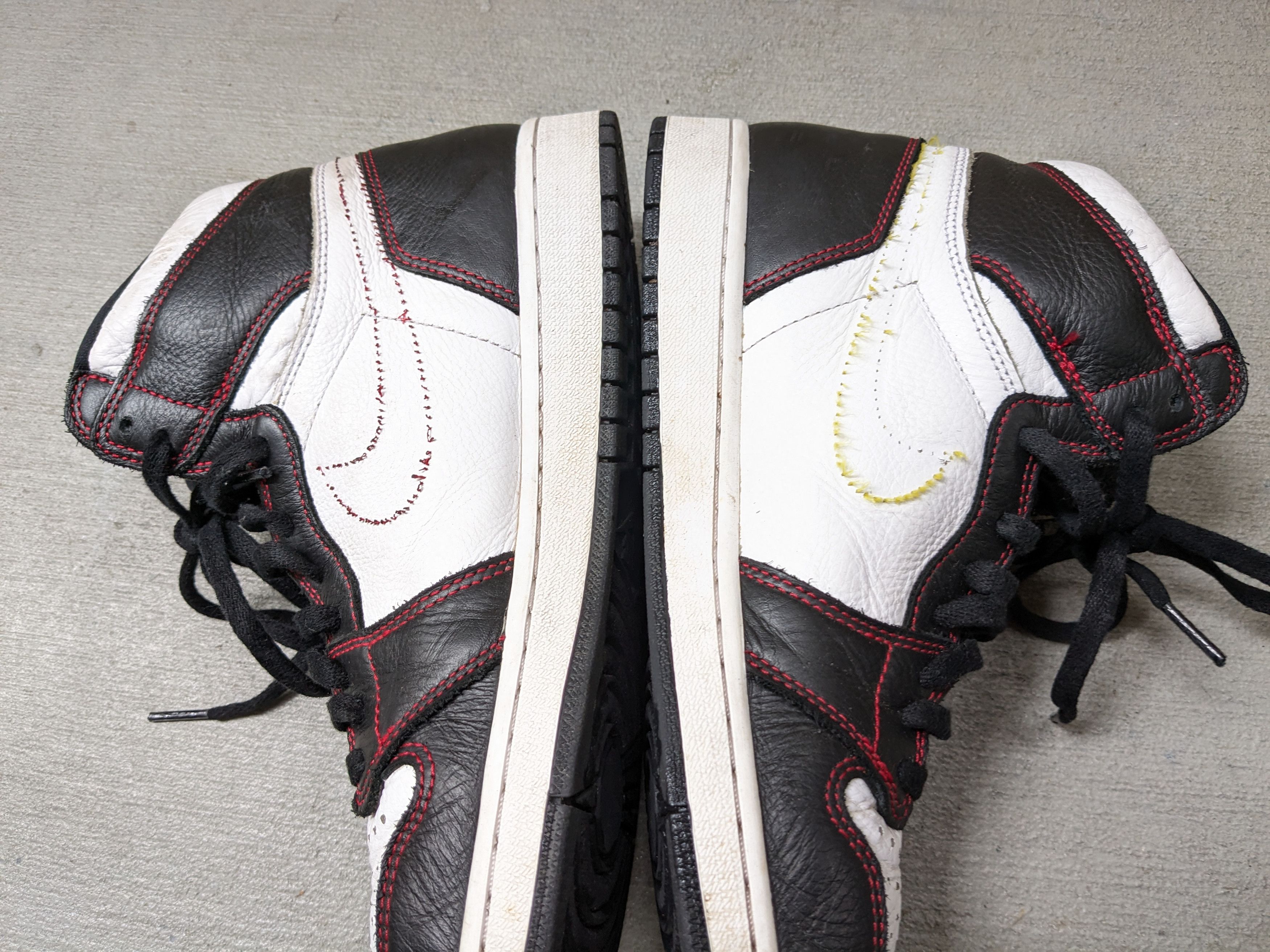 Jordan Brand Nike Air Jordan 1 High Defiant 11 Retro Leather CD6579-071 Size US 11 / EU 44 - 9 Thumbnail
