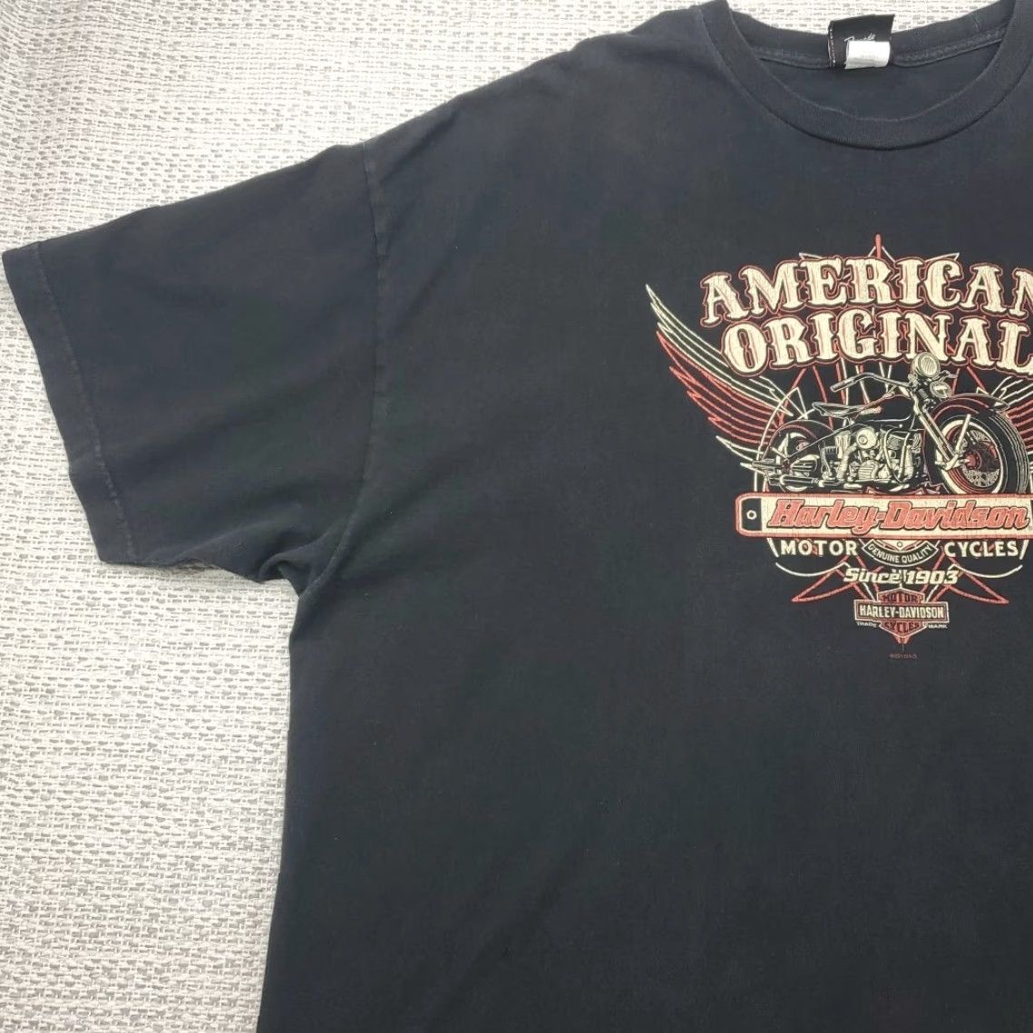 Harley Davidson Harley-Davidson T Shirt Mens 3XL Black Crew Neck Short Sleeve Graphic Print Logo Meme? (no) Size US XXL / EU 58 / 5 - 5 Thumbnail