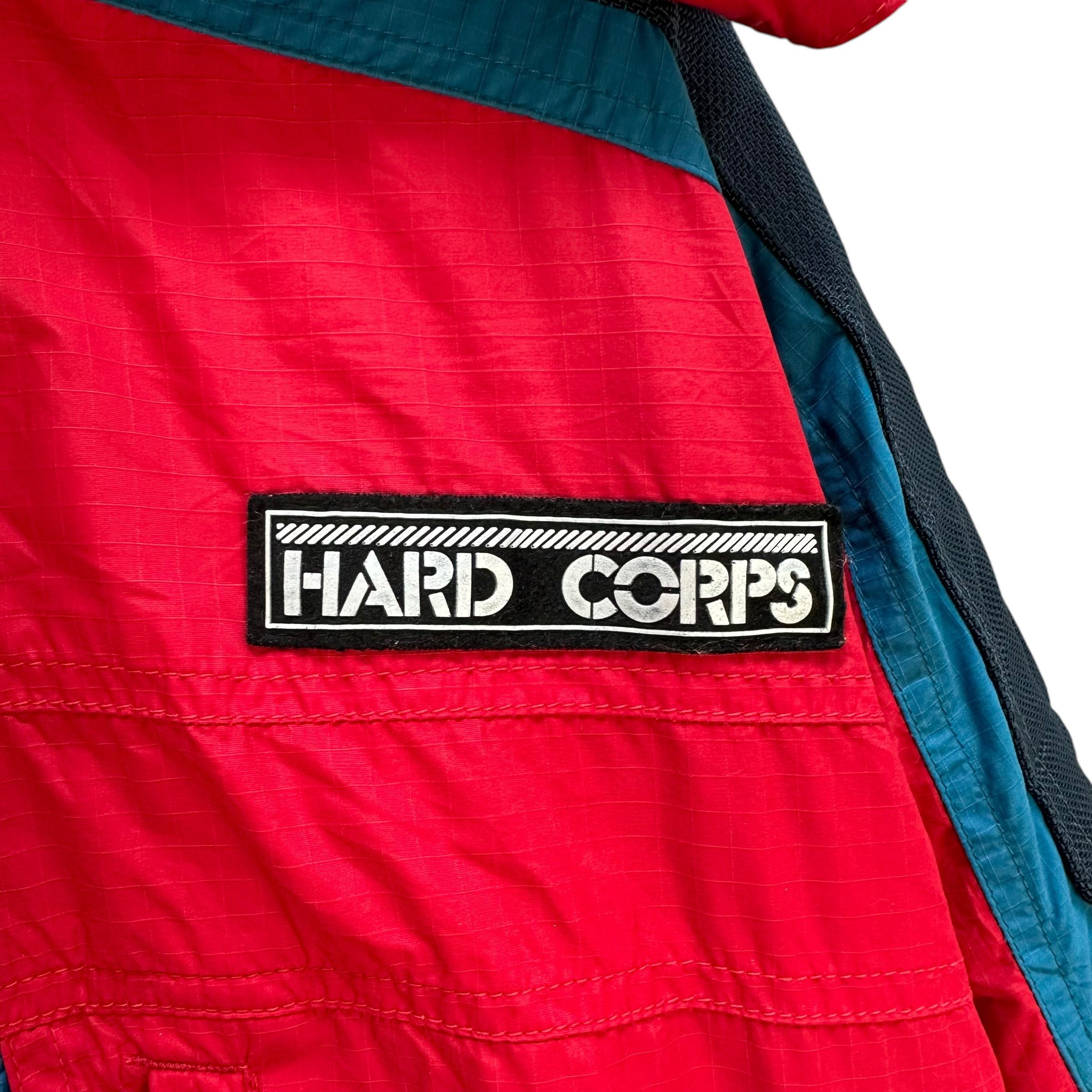 Vintage HARDY CORPS SOLO Snow Mountain Hiking Hooded Jacket A80-1917 Size US L / EU 52-54 / 3 - 4 Thumbnail