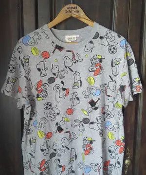 Peanut Snoopy fullprint casual shirt