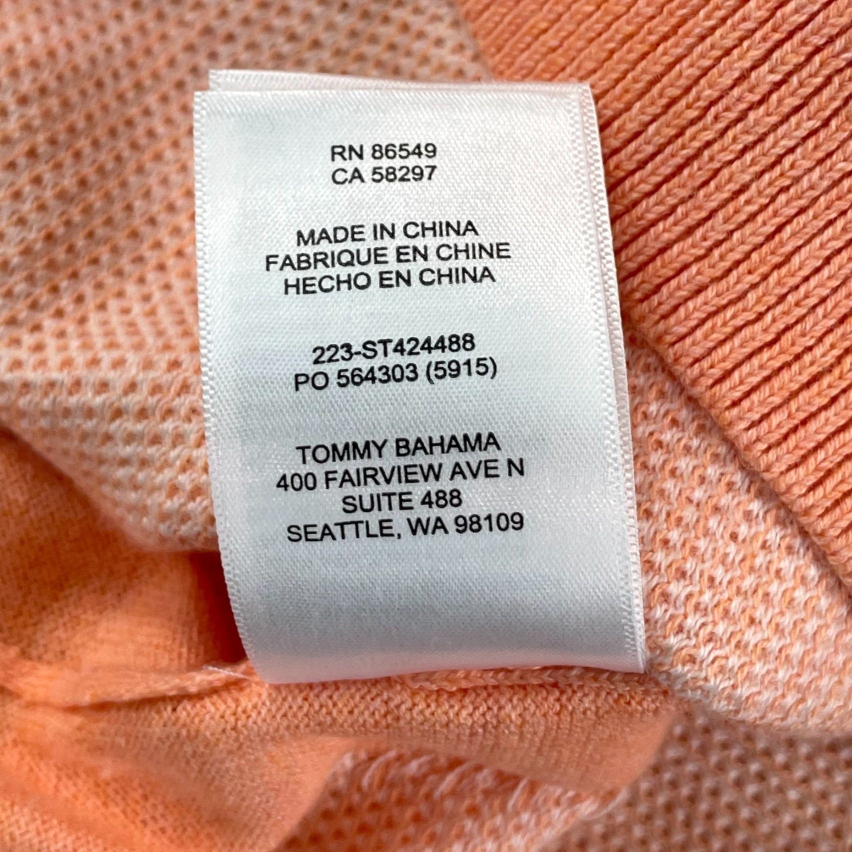 Tommy Bahama Tommy Bahama Half-Zip Men Large Orange IslandZone Sweater Long-Sleeve Mock Neck NWOT Shirt Pullover 1/4 Zip All Seasons Casual Size US L / EU 52-54 / 3 - 8 Thumbnail