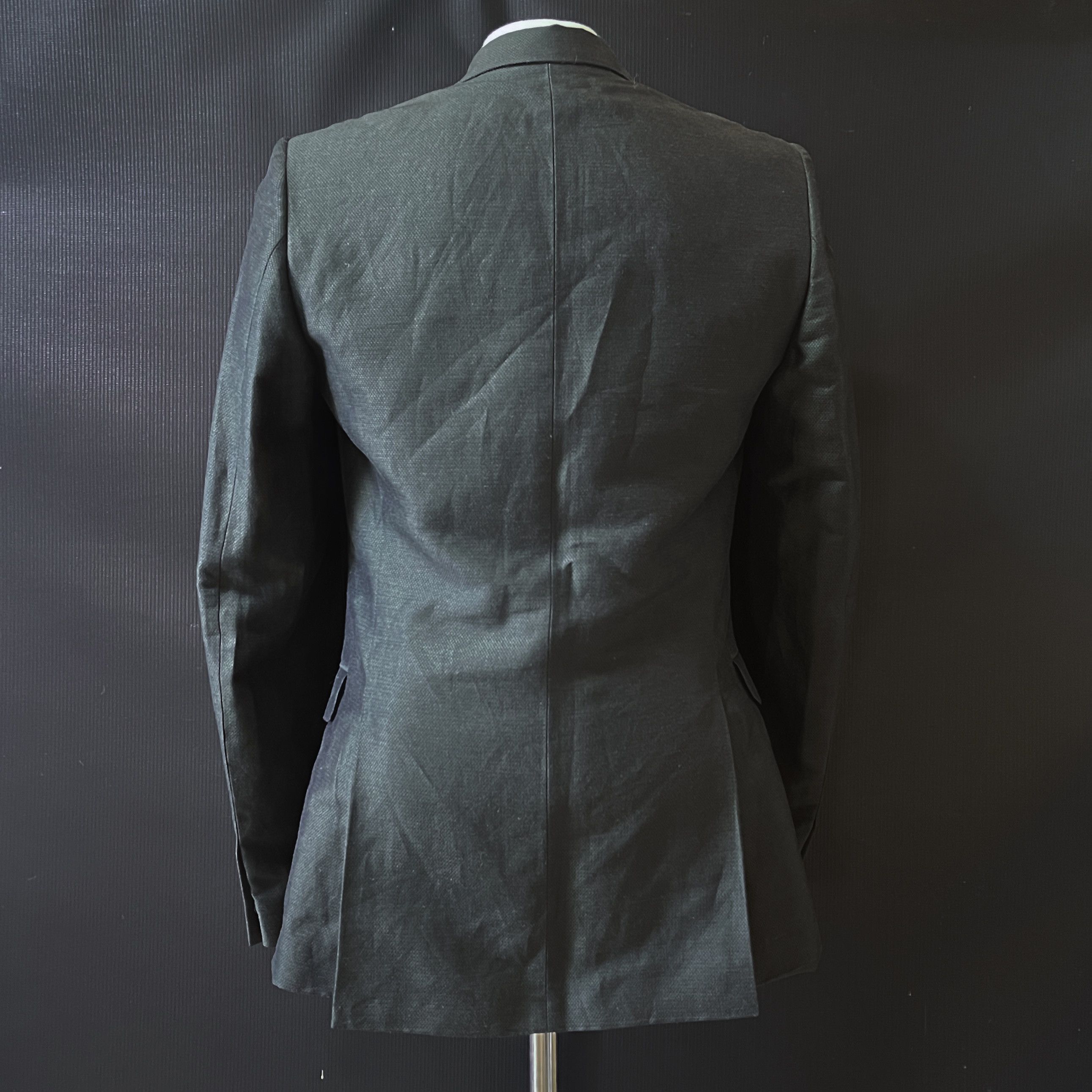 Dries Van Noten Dries Van Noten Linen Cotton Suit Dark Green Tailored Set 46 Size 46R - 5 Thumbnail