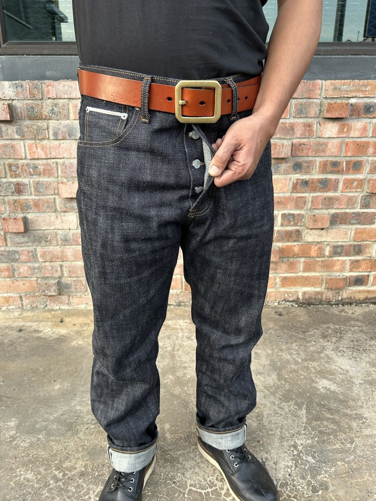 Other 19.8 OZ Denim Selvedge by Azy jeans & Co inspired by Samurai Size US 34 / EU 50 - 3 Thumbnail