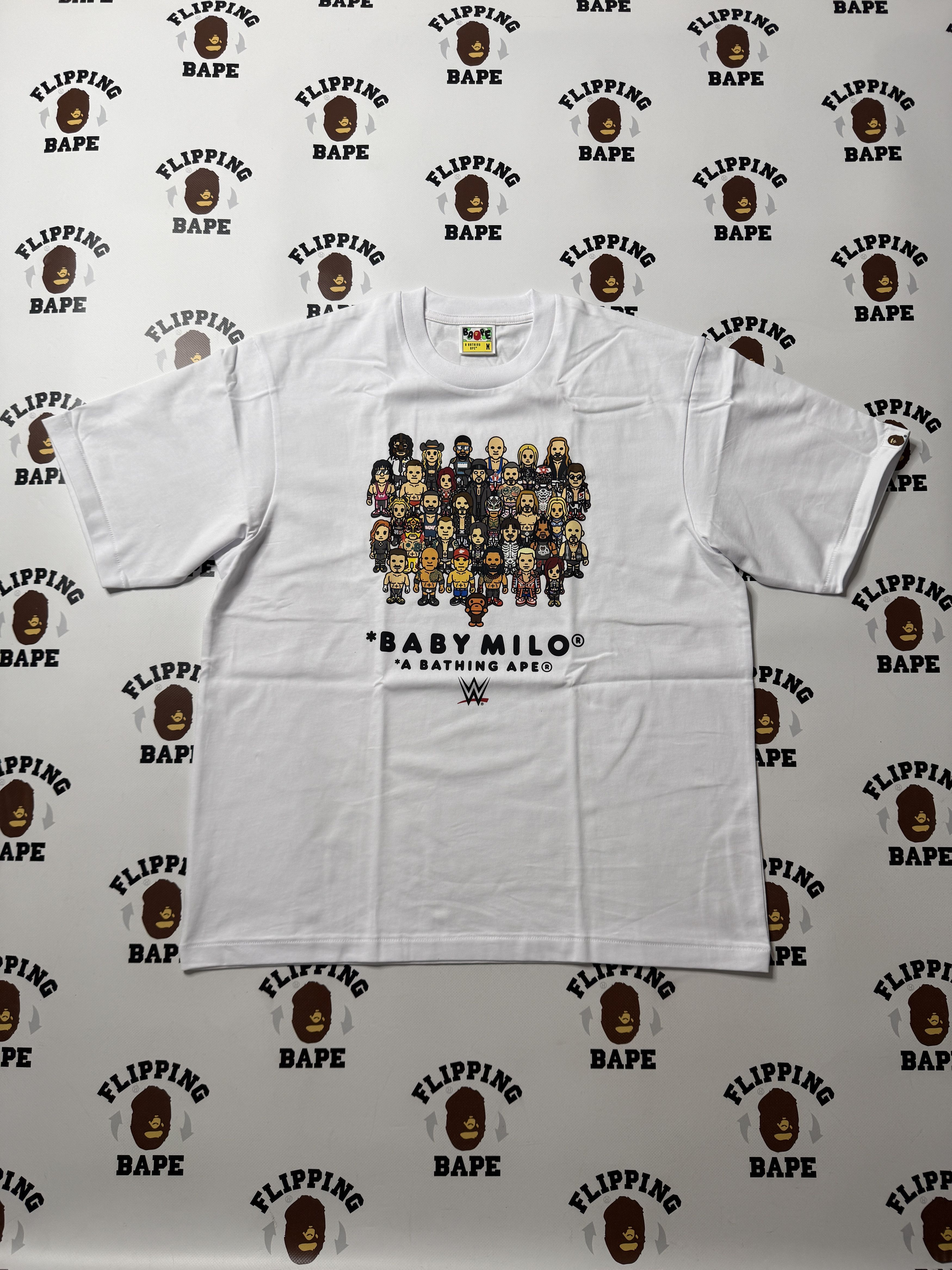Bape BAPE X WWE WRESTLERS BABY MILO RELAXED FIT TEE Size US M / EU 48-50 / 2 - 1 Thumbnail