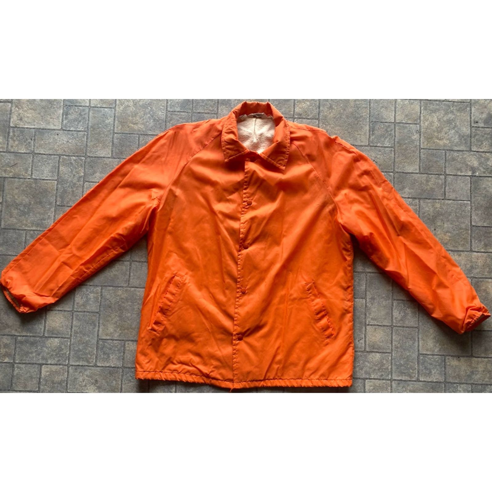 Vintage VINTAGE Montgomery Ward Orange Jacket Snap Men’s XL Tall VTG Size US XL / EU 56 / 4 - 2 Thumbnail
