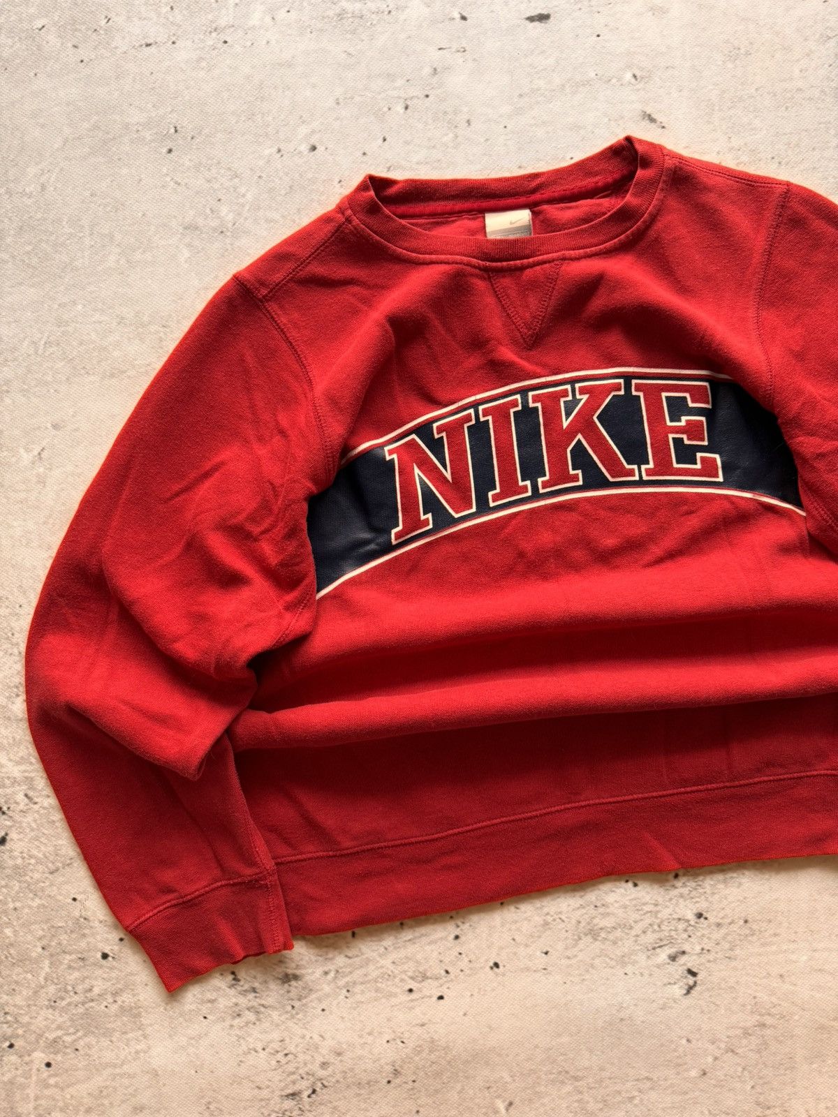 Nike × Vintage NIKE VINTAGE CENTER LOGO OVERSIZE BOXY SWEATSHIRT Size US S / EU 44-46 / 1 - 2 Thumbnail