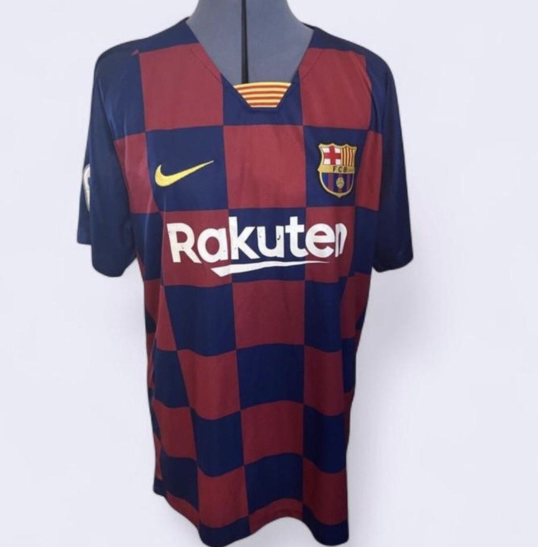 Nike Authentic Barcelona 19-20 Home Jersey Size 2XL Size US XXL / EU 58 / 5 - 1 Thumbnail