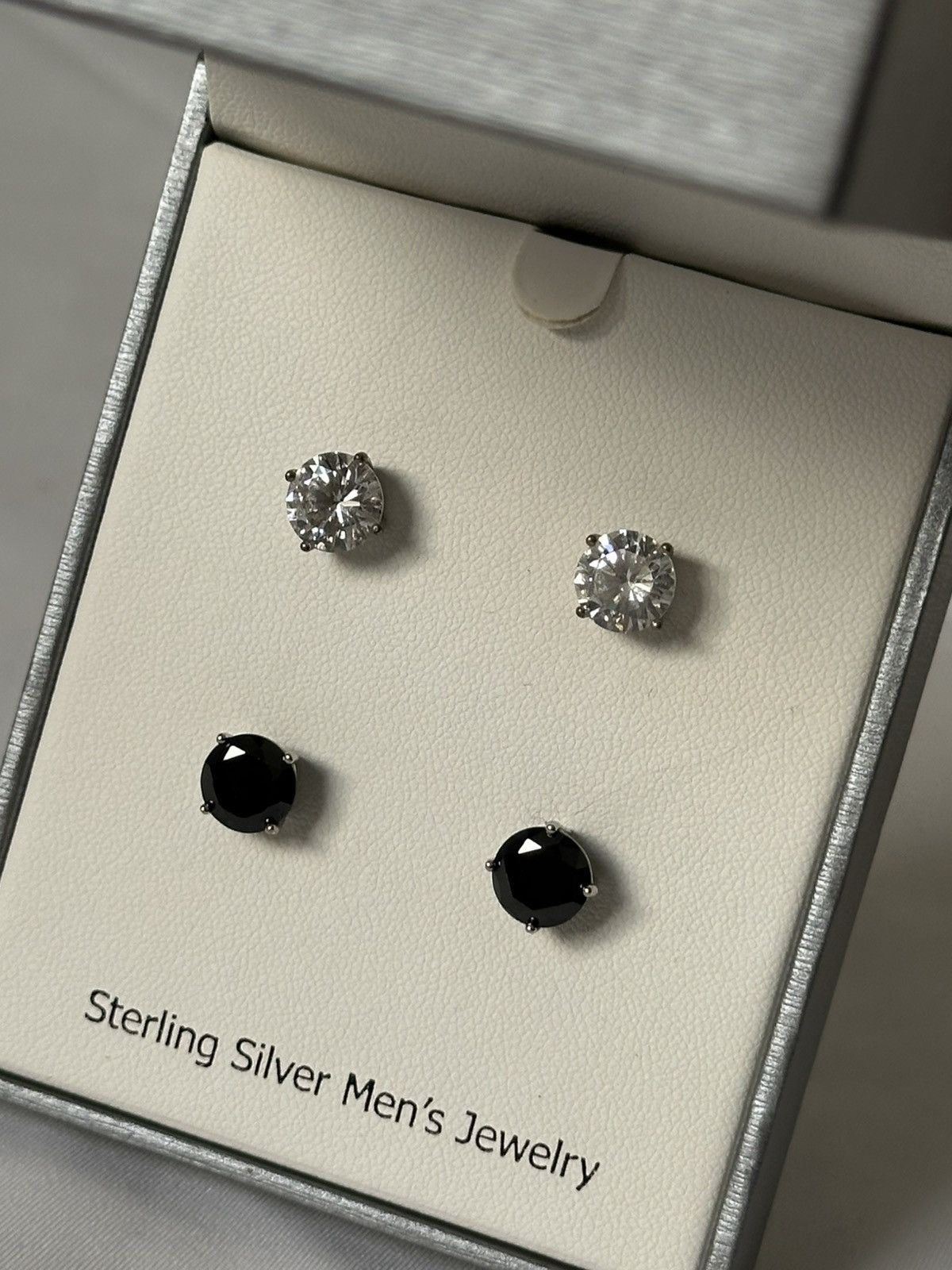 Black Label Black Label Mens Stud Earrings Set Size ONE SIZE - 2 Thumbnail