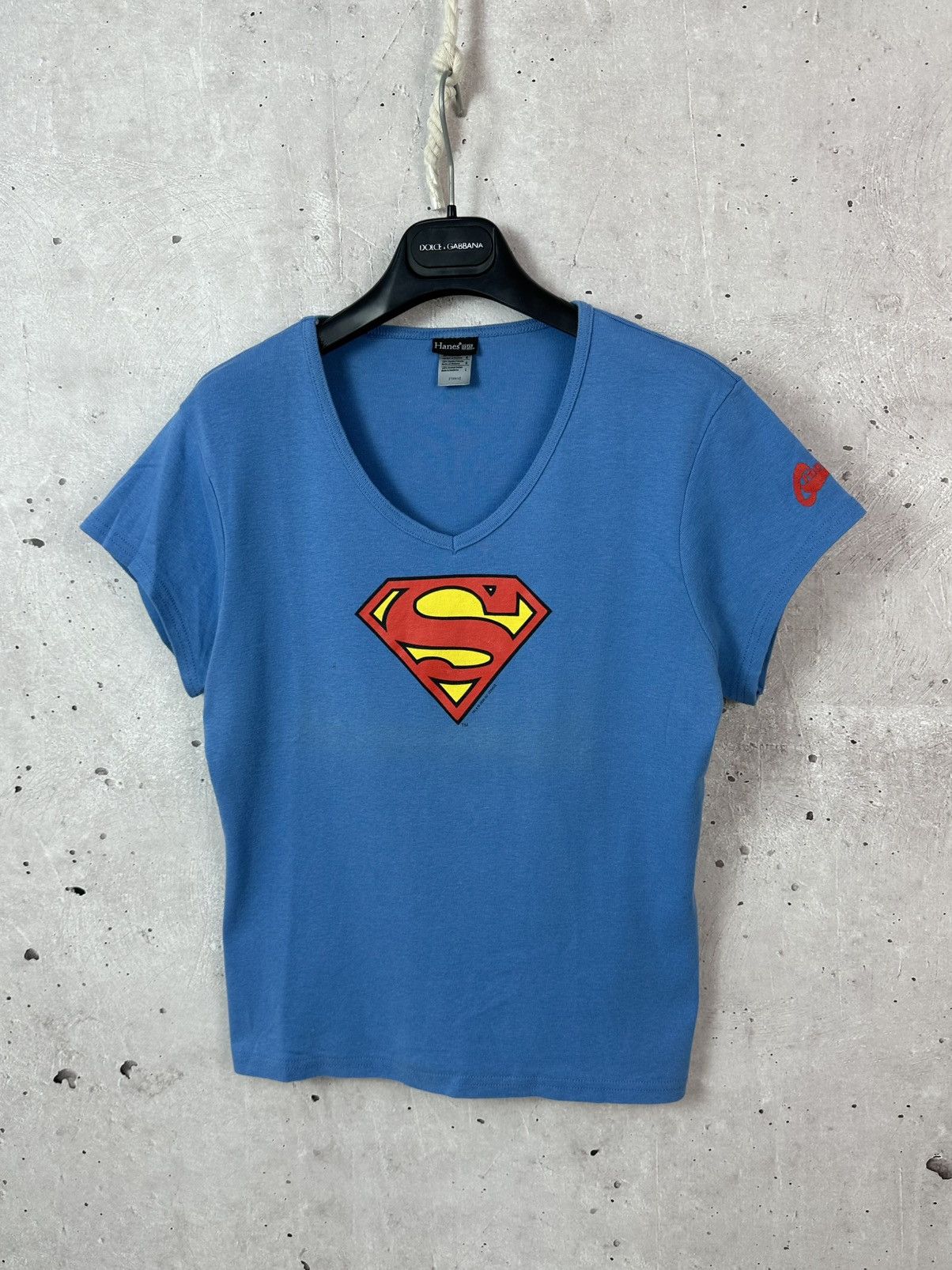 DC Comics DC Comics 2000 Vintage Superman Blue T-shirt Size L / US 10 / IT 46 - 1 Thumbnail