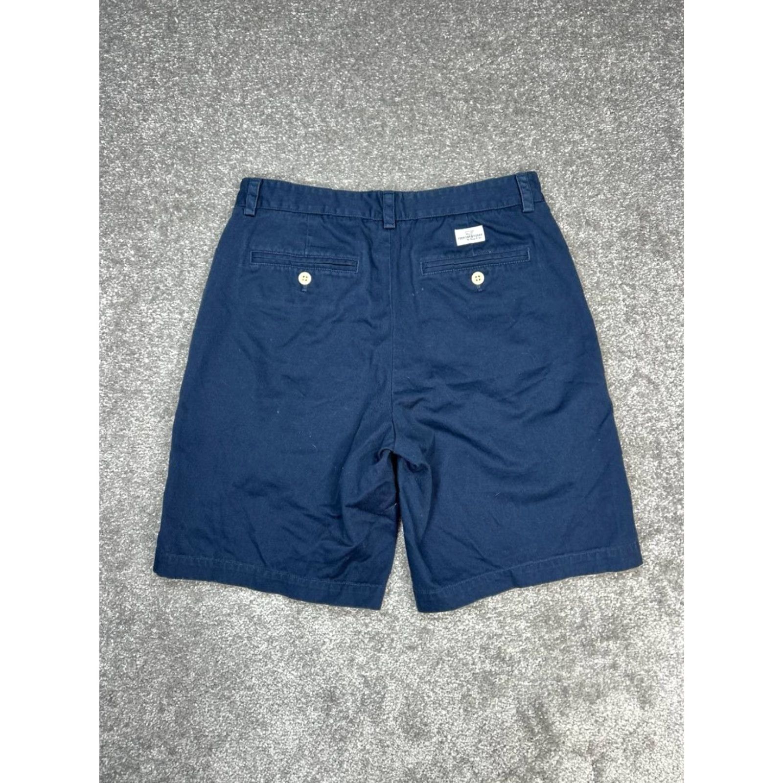 Vineyard Vines Vineyard Vines Club Chino Shorts Mens 30 Blue Cotton Twill Mid Rise Performance Short Size US 30 / EU 46 - 2 Thumbnail