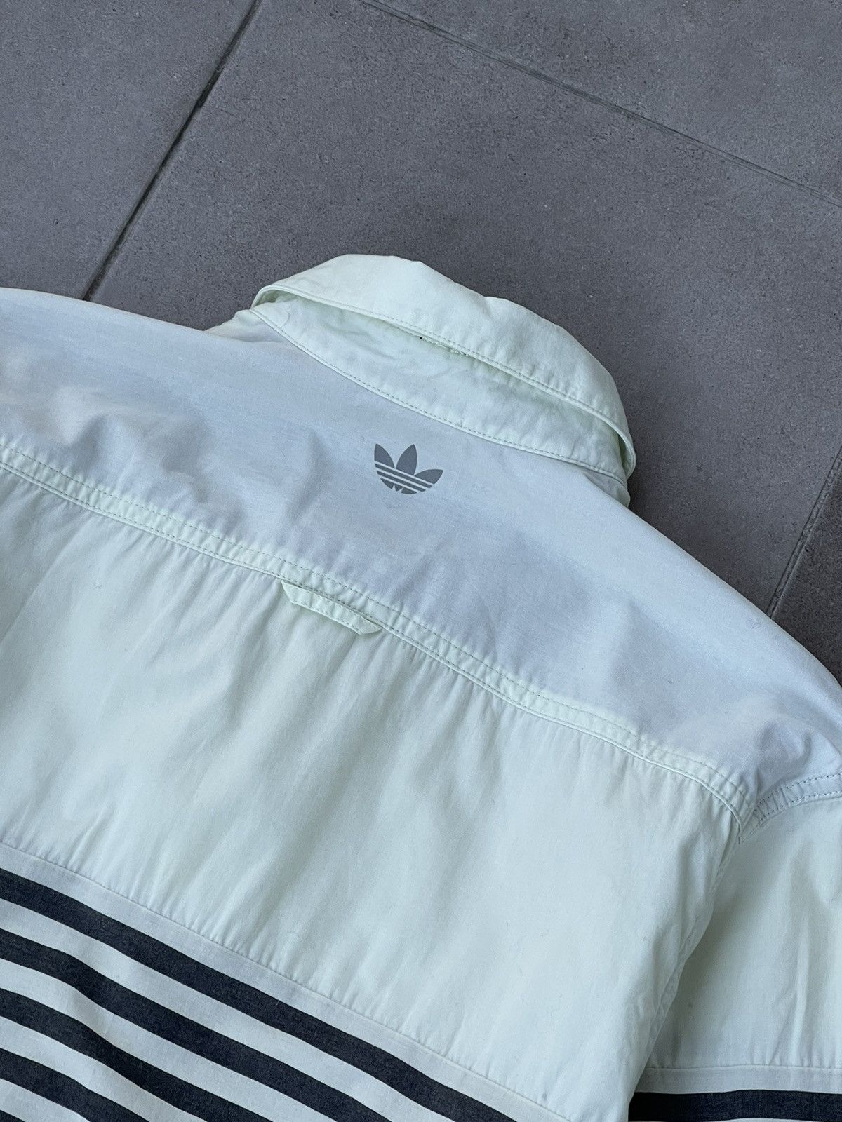 Opening Ceremony SS13 Adidas X Openning Ceremony Stripped Cream Shirt Size US M / EU 48-50 / 2 - 12 Thumbnail