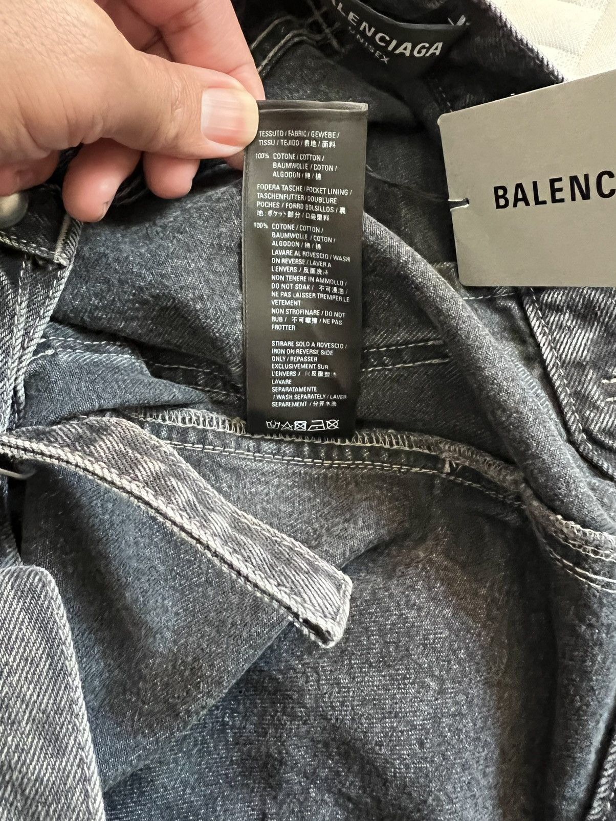 Balenciaga Balenciaga Raver Baggy Denim Runway Size US 32 / EU 48 - 5 Thumbnail