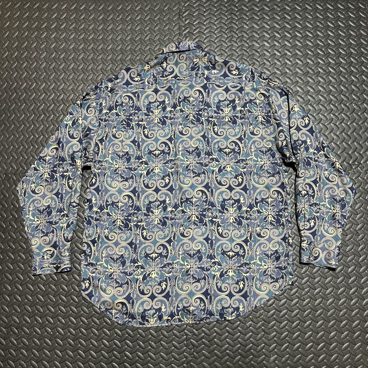 Other Vintage Reunion Menswear Shirt Button Up Paisley 90s Large Size US L / EU 52-54 / 3 - 13 Thumbnail