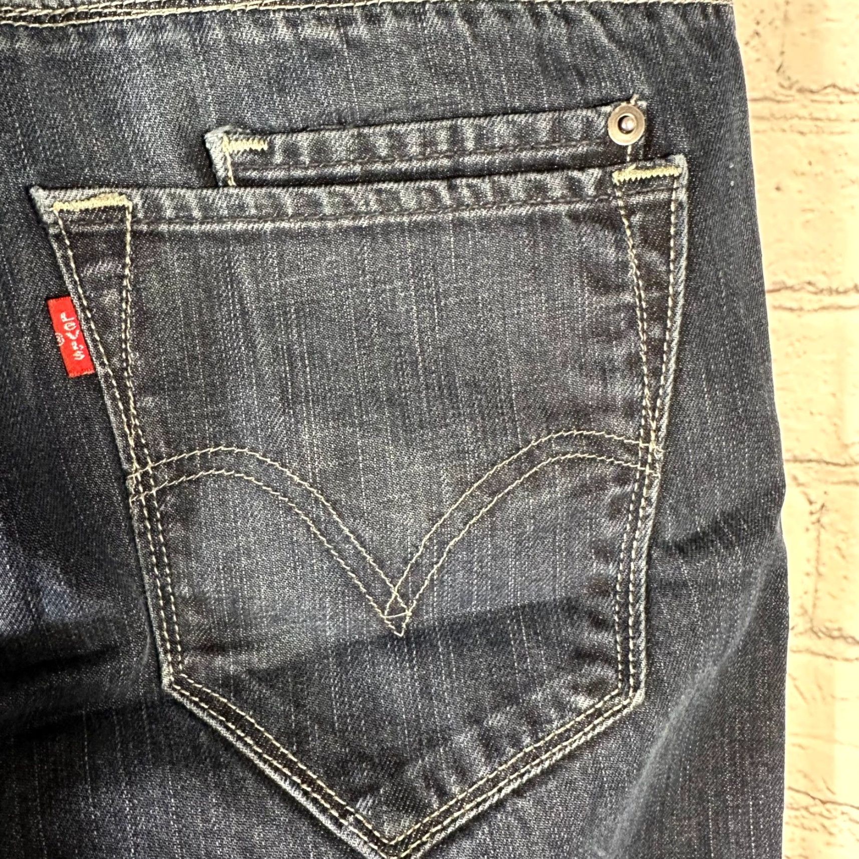 Levi's Levi's 511 Mens Dark Wash Denim Jeans Adjustable Waist Indigo 31x30 Straight Regular Jeans Mens Color Blue 90s? Size US 31 - 6 Thumbnail