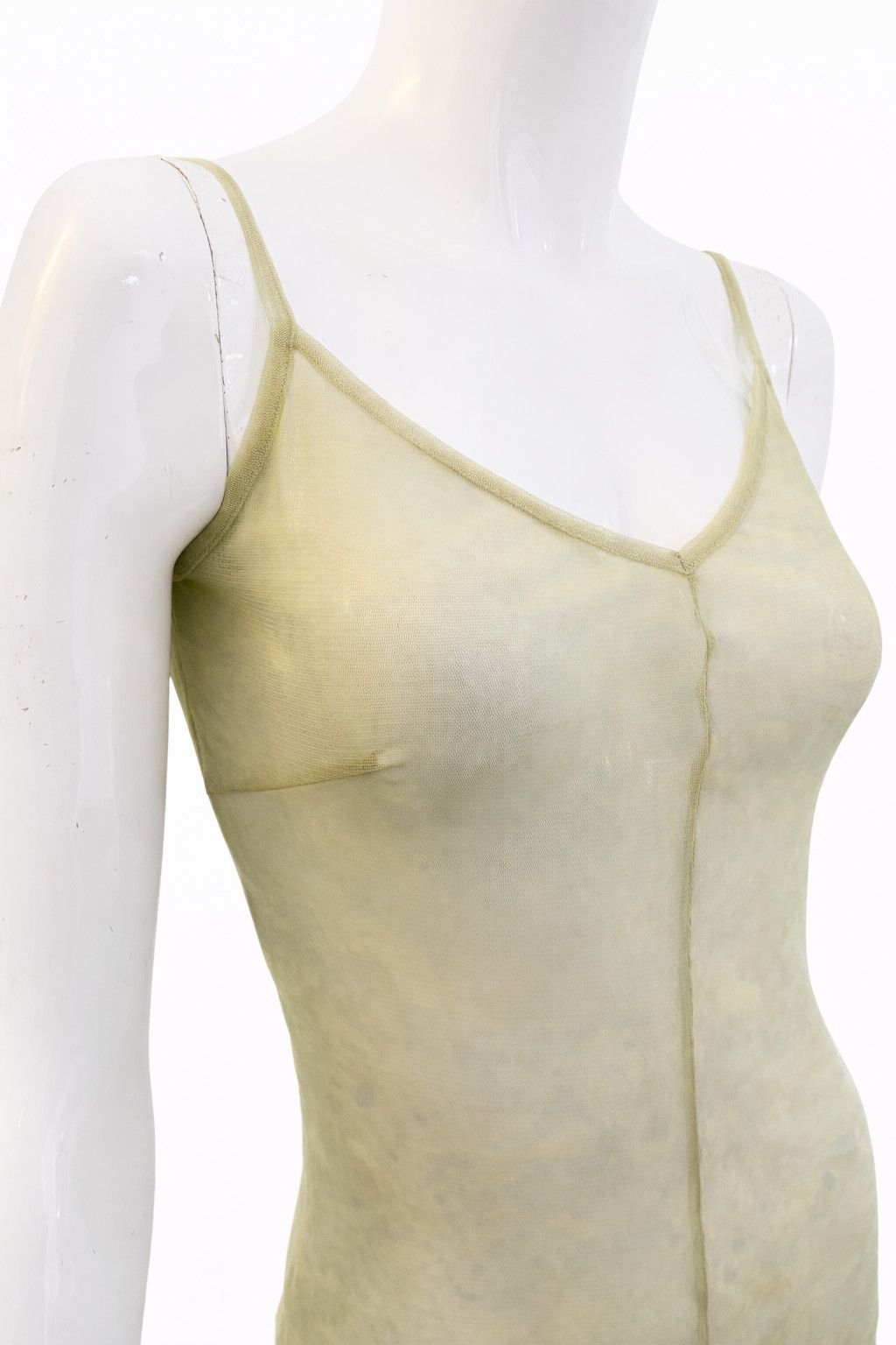 Jean Paul Gaultier Jean Paul Gaultier Mesh Khaki Military Green Dye Tie Dress Size M / US 6-8 / IT 42-44 - 7 Thumbnail