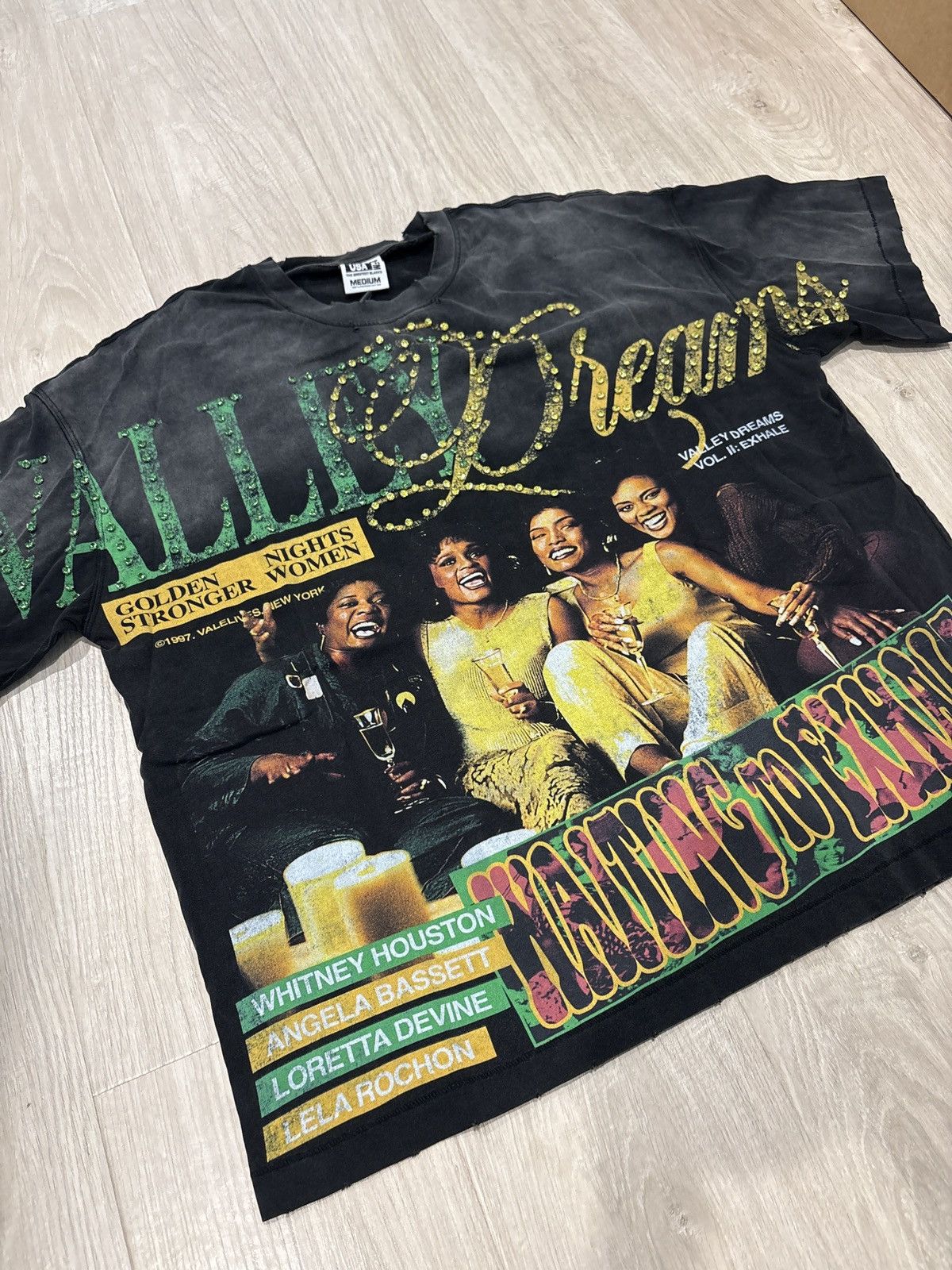 Vale Vale “XHALE” Bling Tee ✅🍋 Size XL Size US XL / EU 56 / 4 - 2 Thumbnail