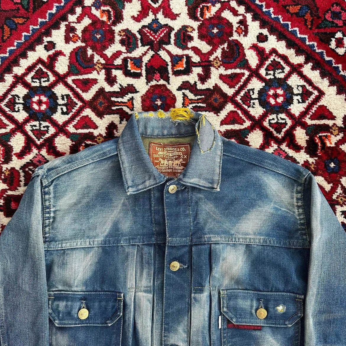 Levi's Clot x Levi’s 507 Golden Stitches Distressed Denim Jacket-2 Size US L / EU 52-54 / 3 - 4 Thumbnail