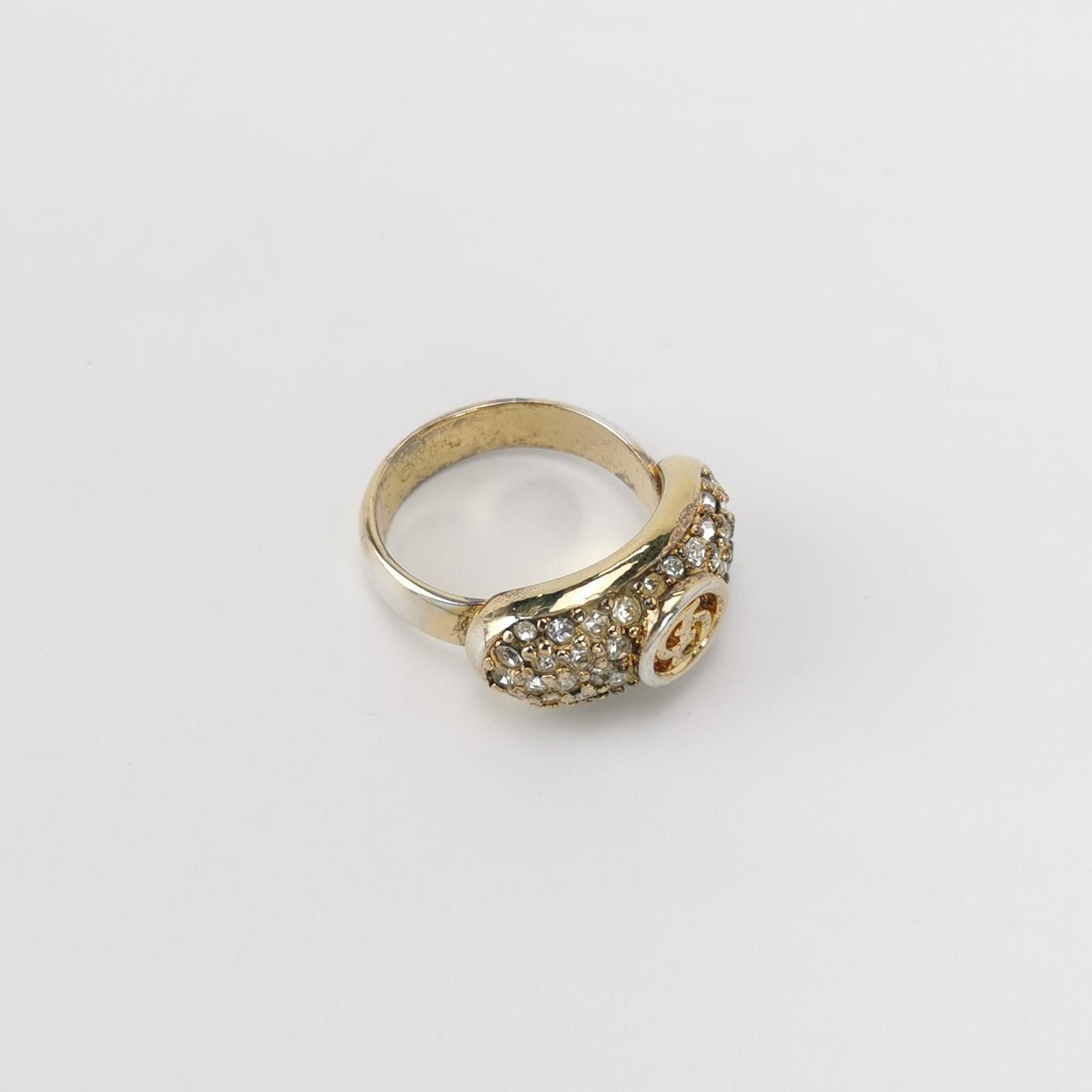 Dior Dior Crystal Letter CD Vintage Ring Size 14 -z2505 Size ONE SIZE - 5 Thumbnail