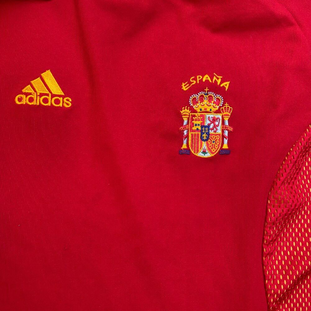 Adidas × Vintage Vintage 2002 Adidas Spain Home Football Soccer Jersey Large Size US L / EU 52-54 / 3 - 7 Thumbnail