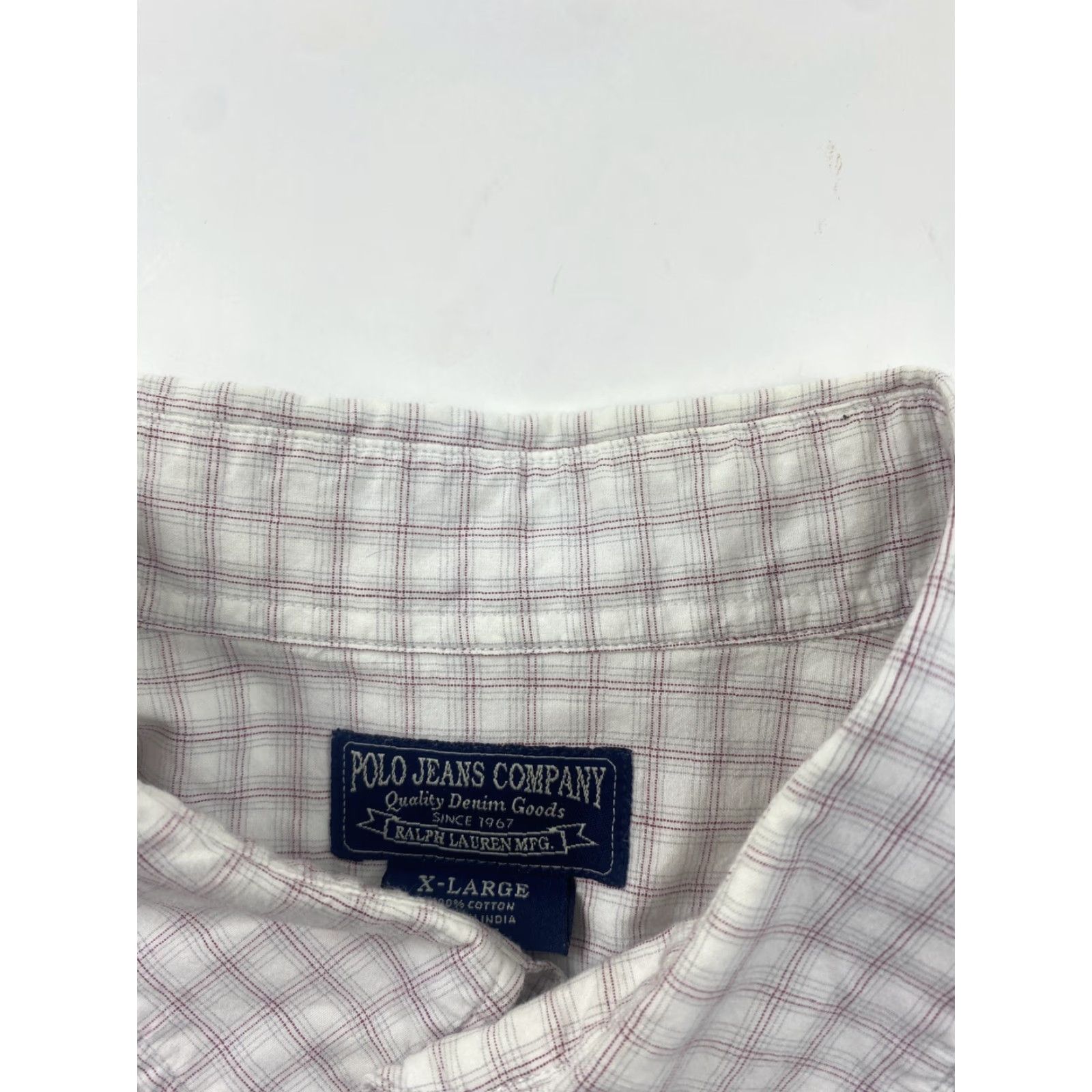 Polo Ralph Lauren Polo Ralph Lauren Button-Up Shirt Mens XL Short Sleeve Plaid Multicolor Cotton Short Sleeve XL Mens Size US XL / EU 56 / 4 - 2 Thumbnail