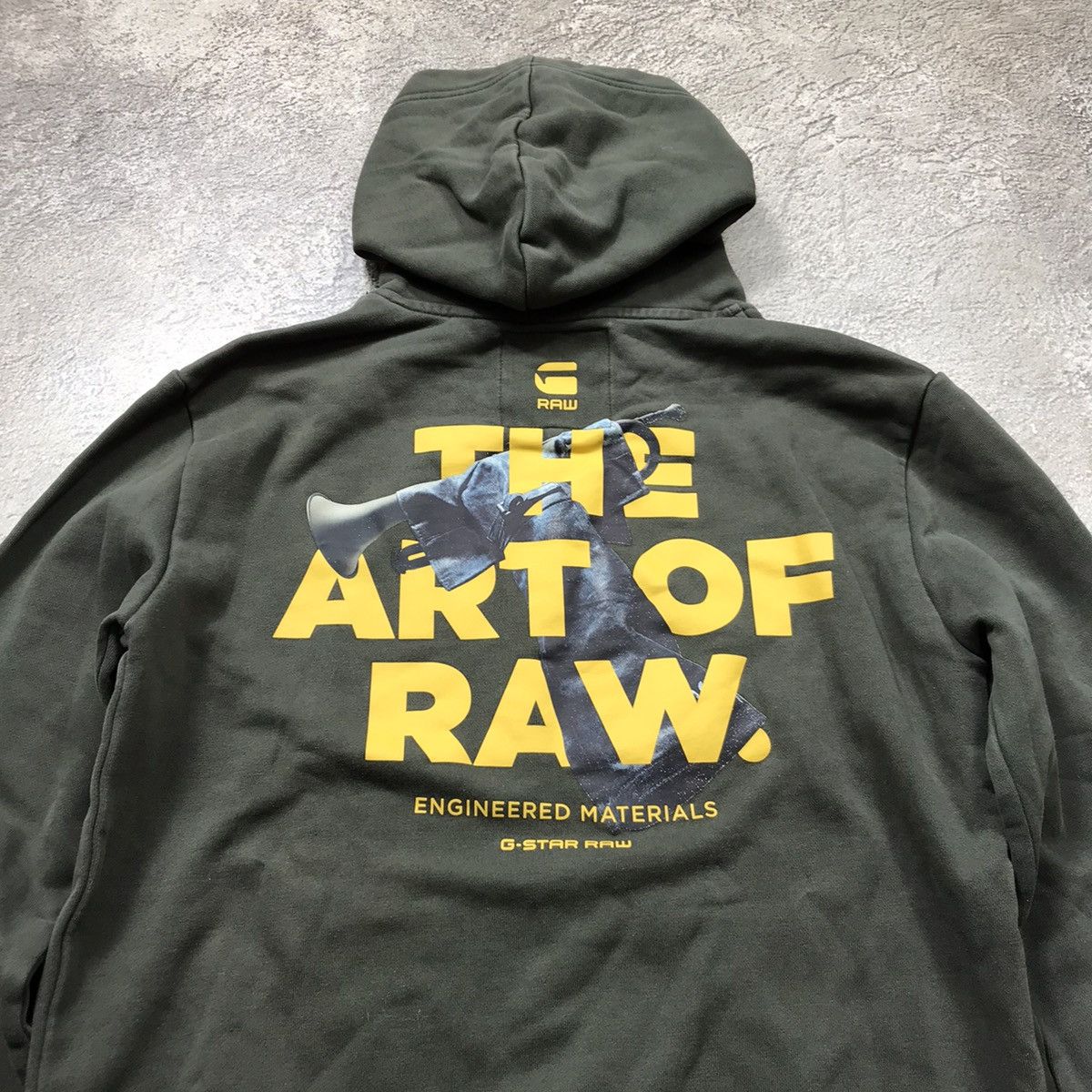 Vintage Vintage Y2K Art Of Raw Graphic Hoodie Streetwear Baggy S Size US S / EU 44-46 / 1 - 2 Thumbnail
