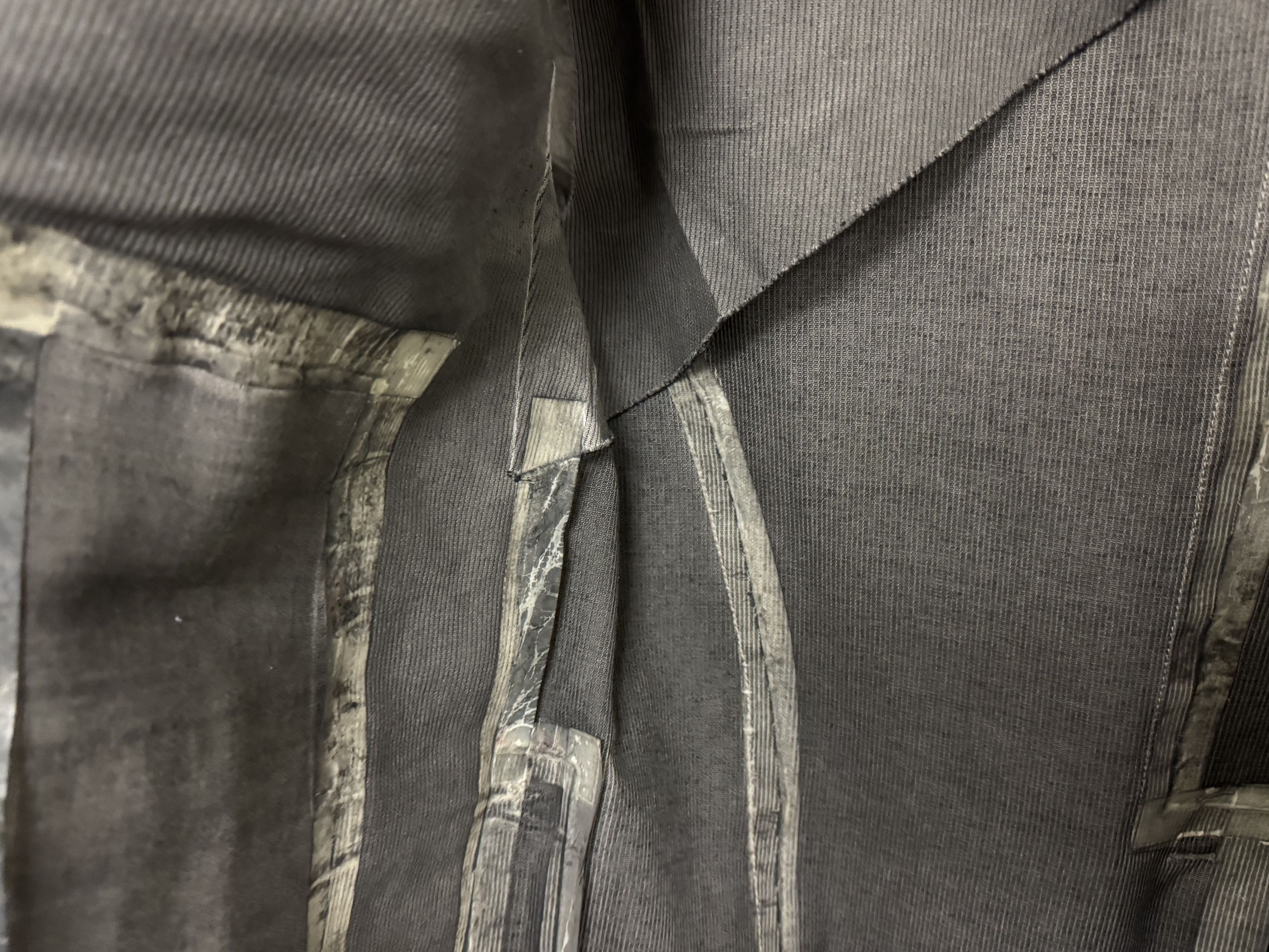 Boris Bidjan Saberi “GLACIERISM” Rib Heavy Blazer Size 40L - 4 Thumbnail