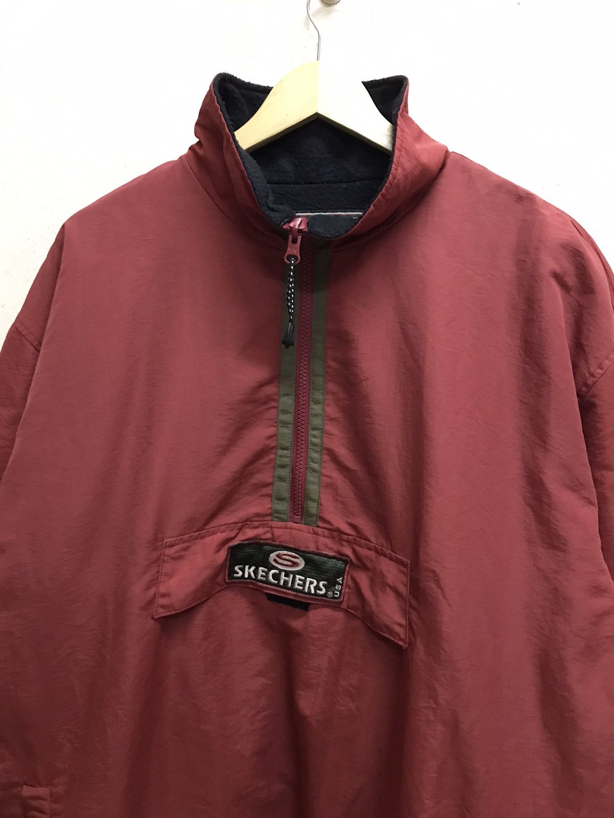SKECHERS Vintage 90s Skechers USA sport Fleece Lined Anorak Jacket Size US XXL / EU 58 / 5 - 5 Thumbnail