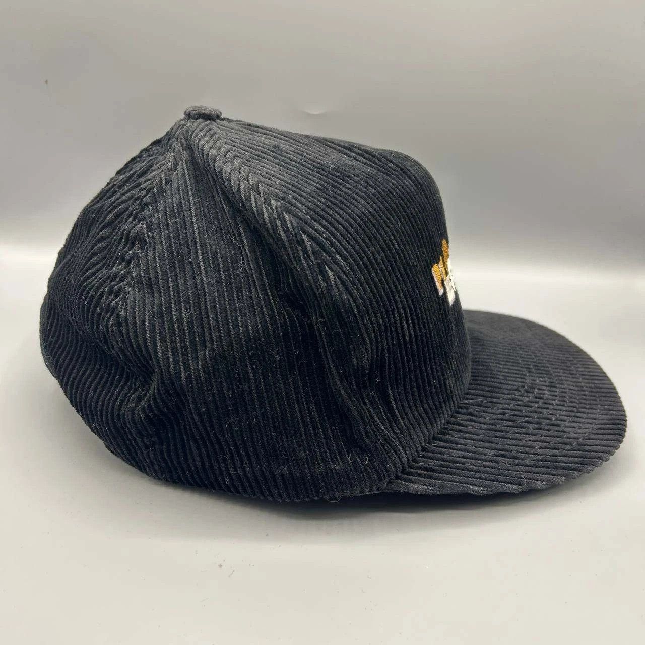 Other Pioneer Eclipse Hat Men Black Corduroy Embroidered Snap Back Size ONE SIZE - 5 Thumbnail