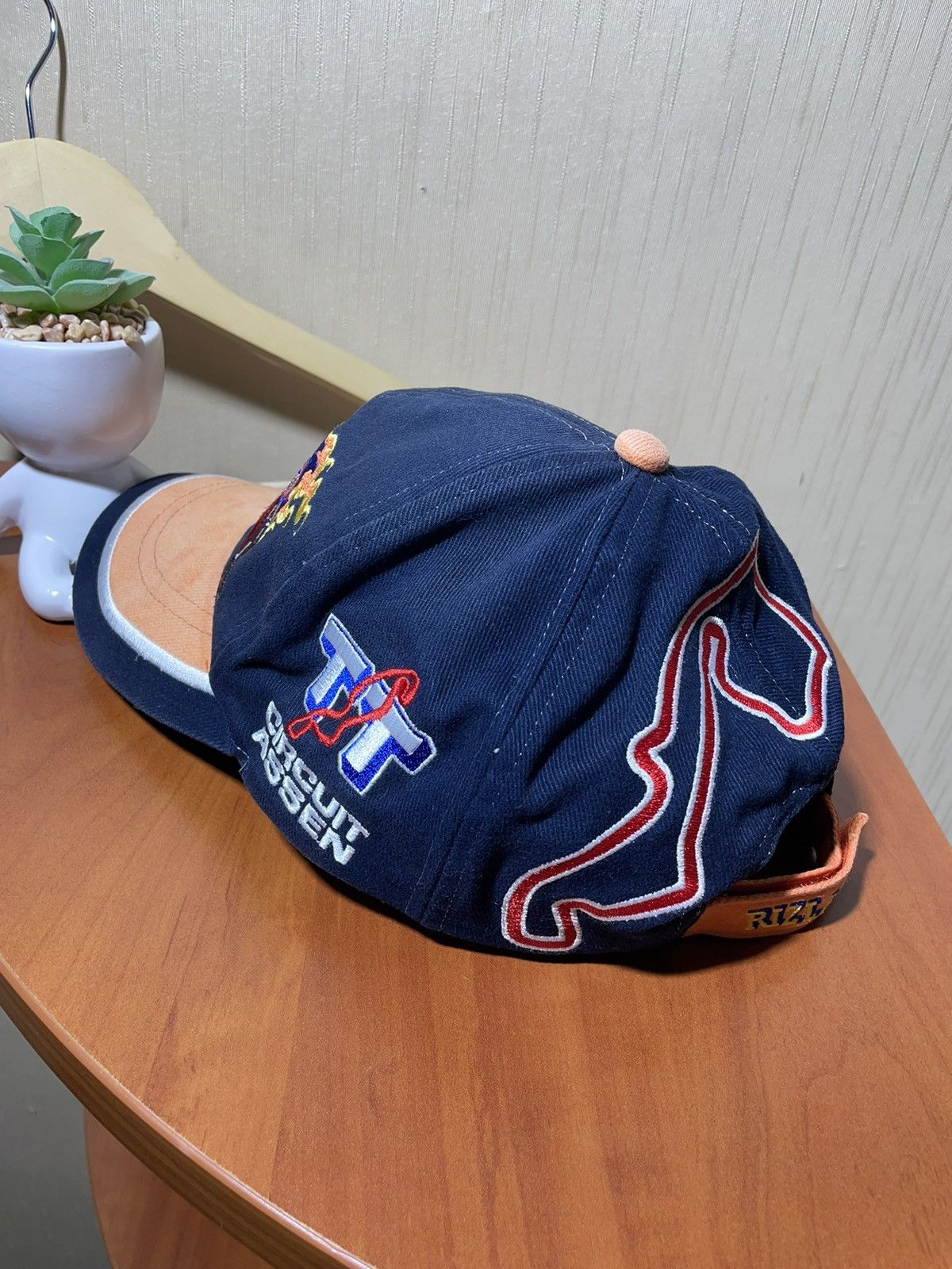 Vintage isle of man tt racing biker cap vintage Size ONE SIZE - 7 Thumbnail