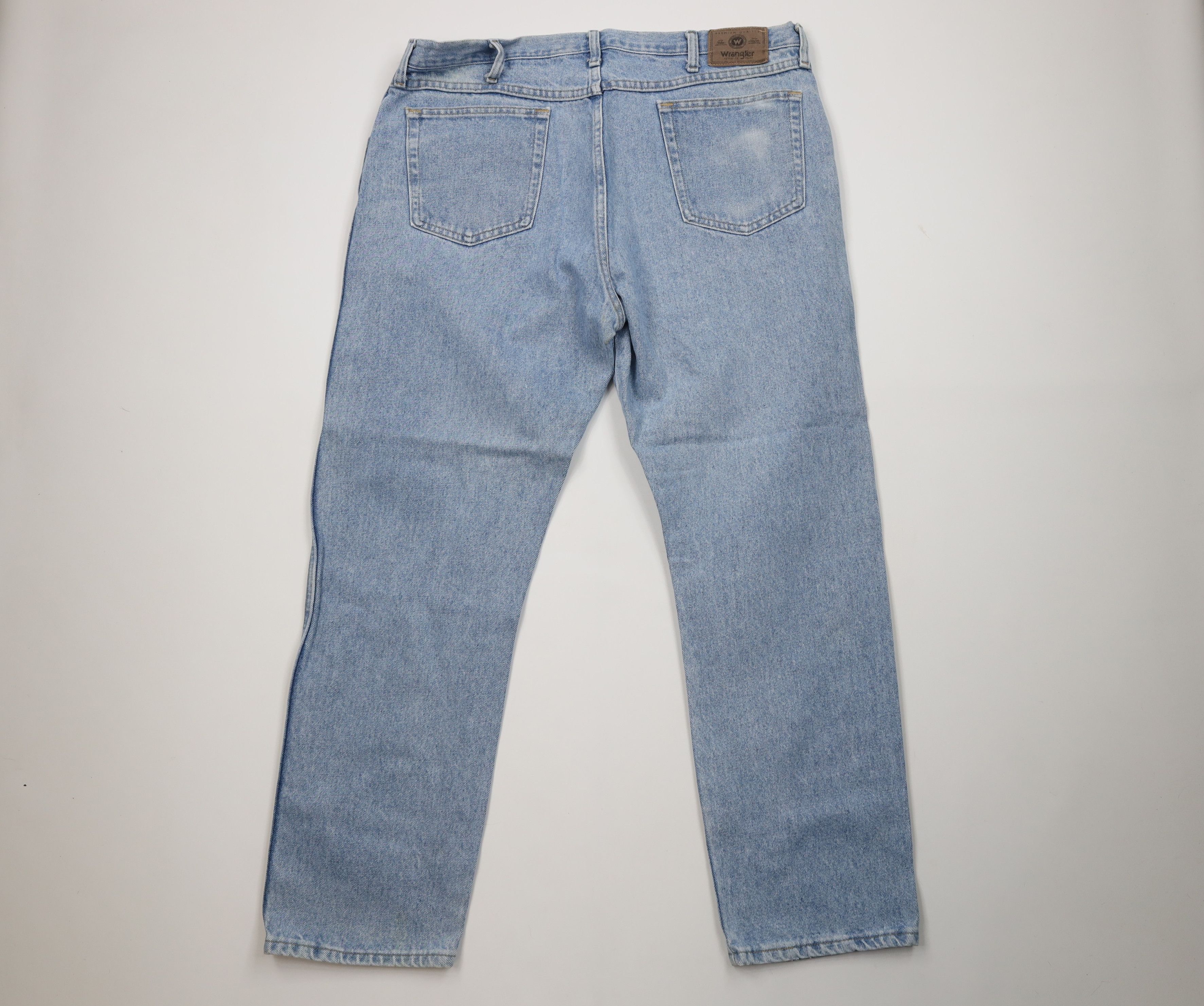 Wrangler Vintage Wrangler Western Straight Leg Denim Jeans Blue Size US 40 / EU 56 - 12 Thumbnail