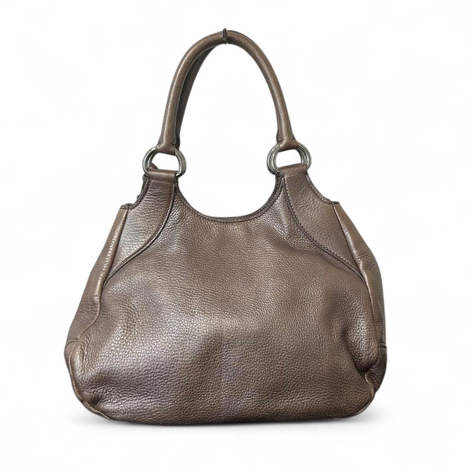 Prada Prada - Brown Leather Handbag Front Pocket Size ONE SIZE - 2 Thumbnail