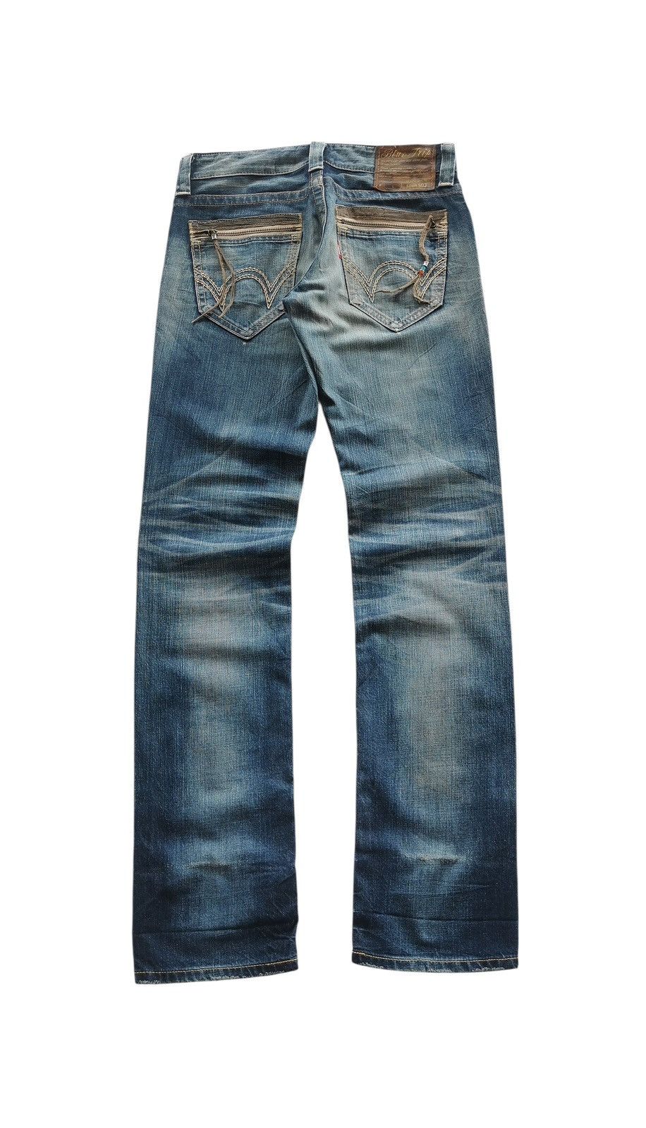 Tornado Mart Edwin Denim Jeans Whisker Honeycombs Vintage Wash Size US 30 / EU 46 - 2 Thumbnail