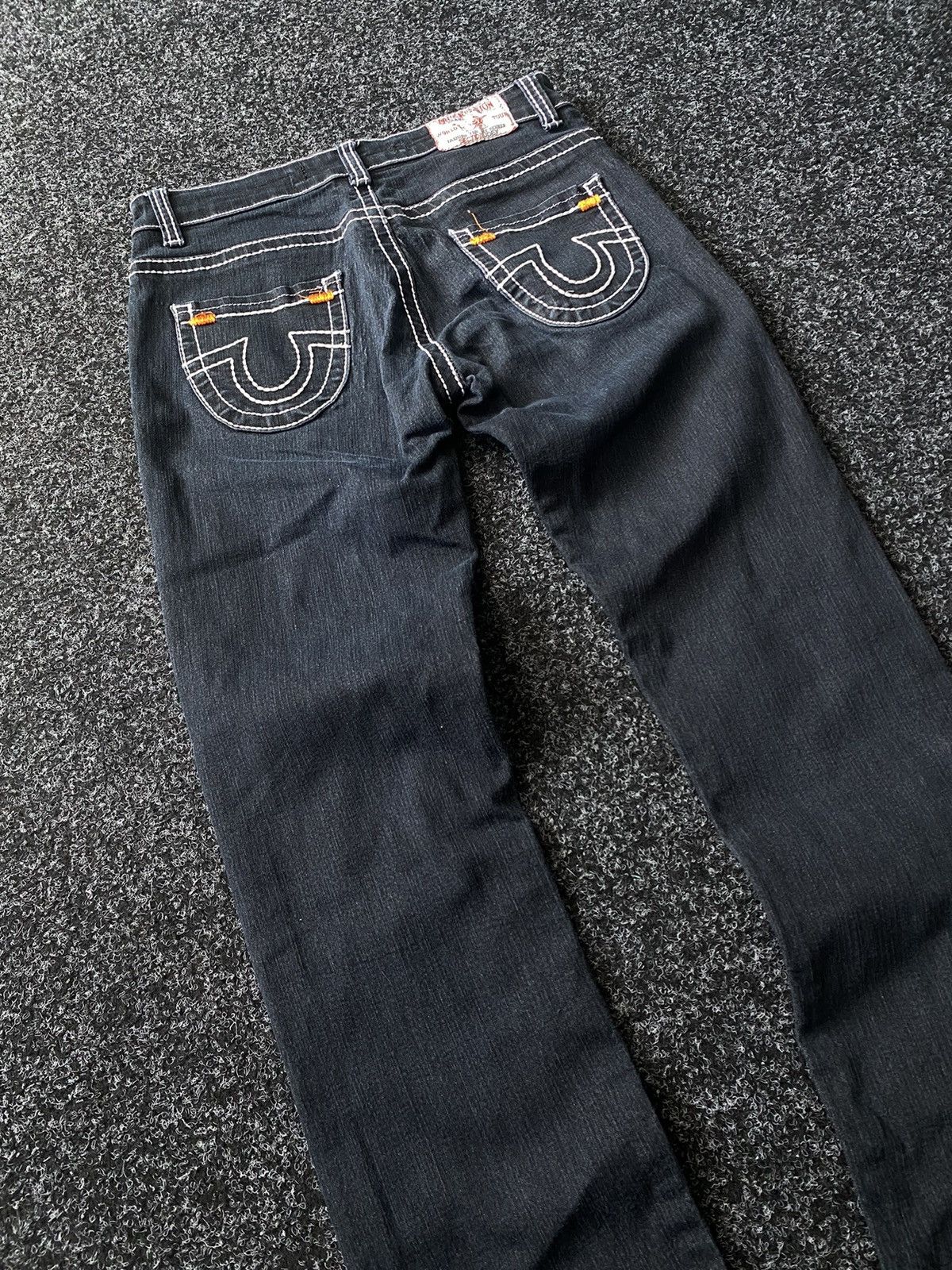 True Religion Vintage Flare True Religion Wide Leg Faded Wash Denim Size 29" - 12 Thumbnail