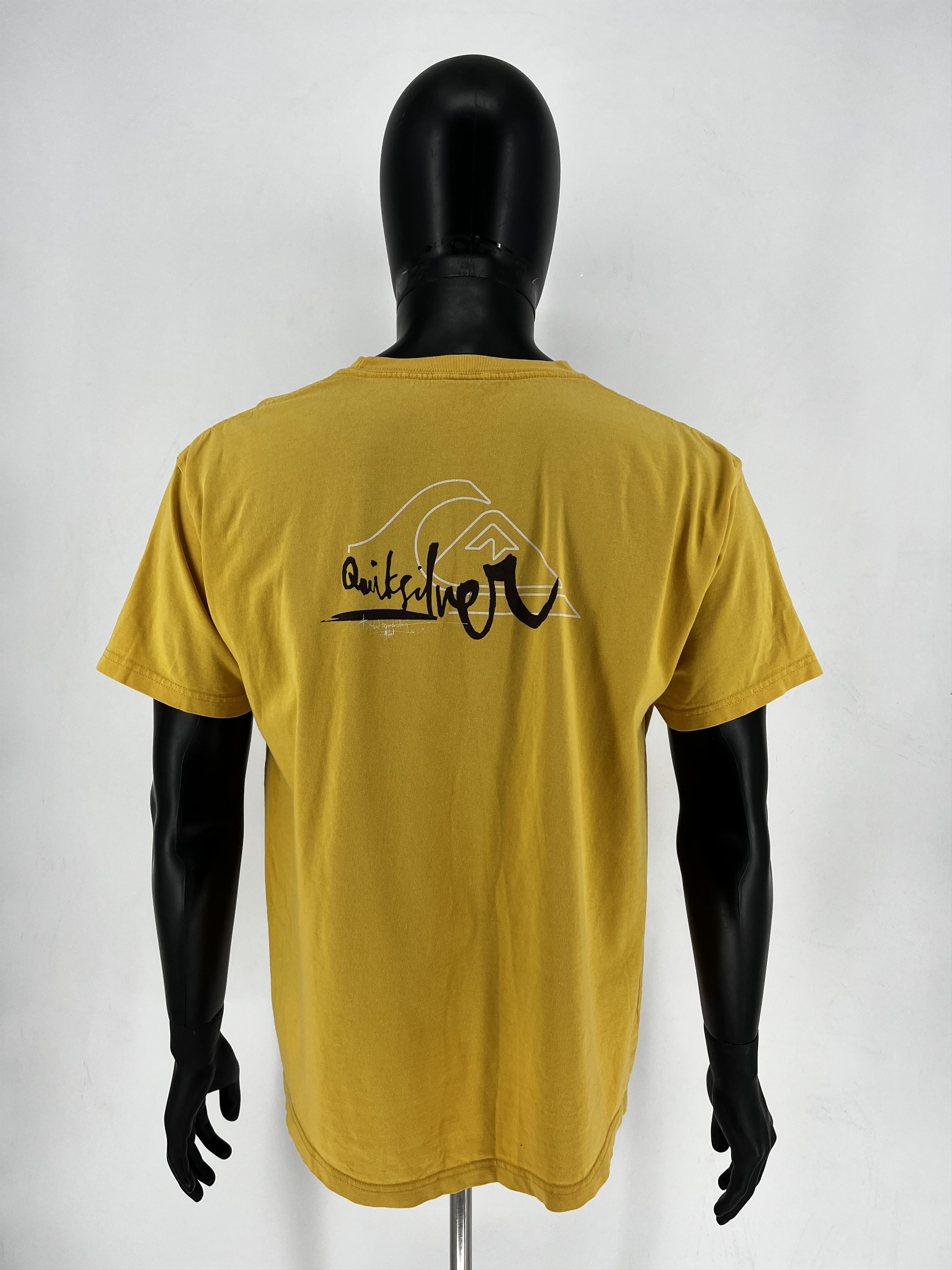 Quicksilver Vintage Quiksilver T-Shirt Size M Yellow Surf Skateboard y2k Size US M / EU 48-50 / 2 - 9 Thumbnail