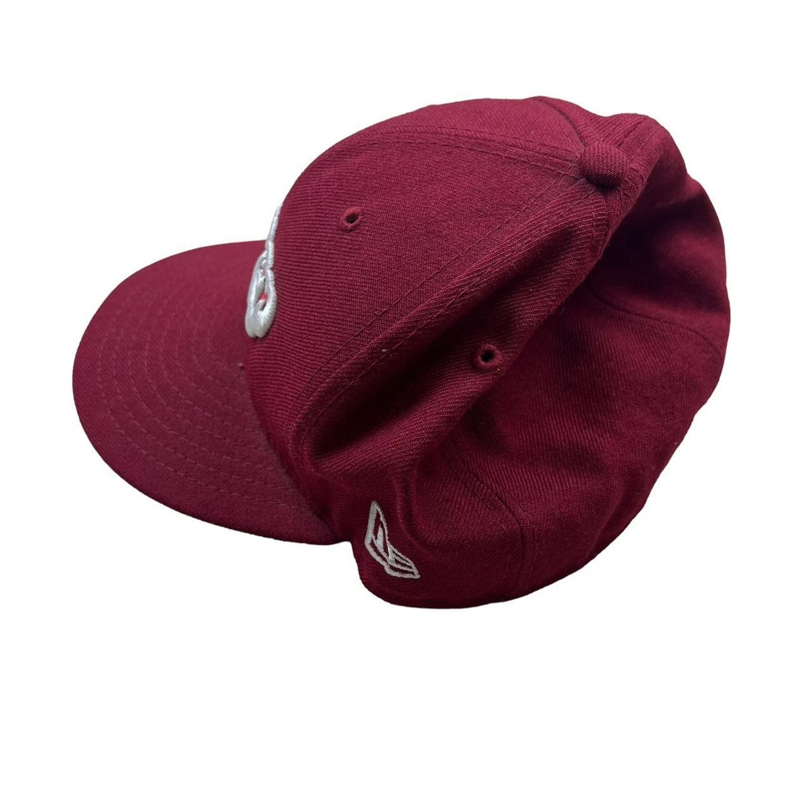 New Era Proper Long Beach New Era Fitted Burgundy Hat Size ONE SIZE - 3 Thumbnail