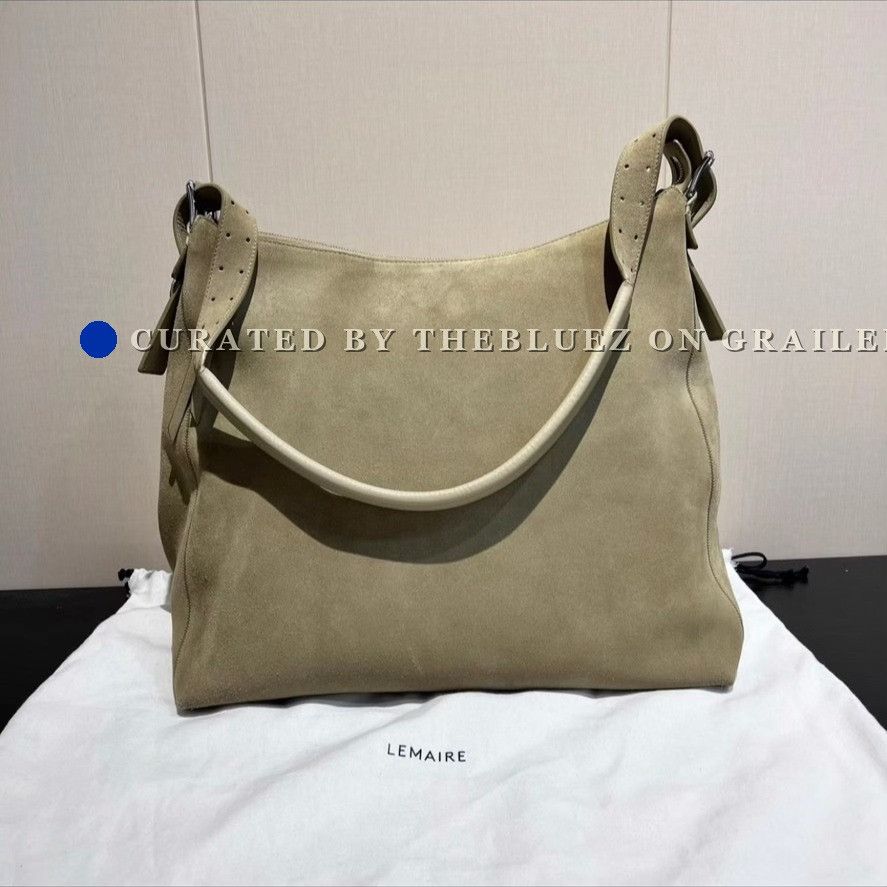 Lemaire Lemaire Suede Belted Hobo Bag Size ONE SIZE - 1 Thumbnail
